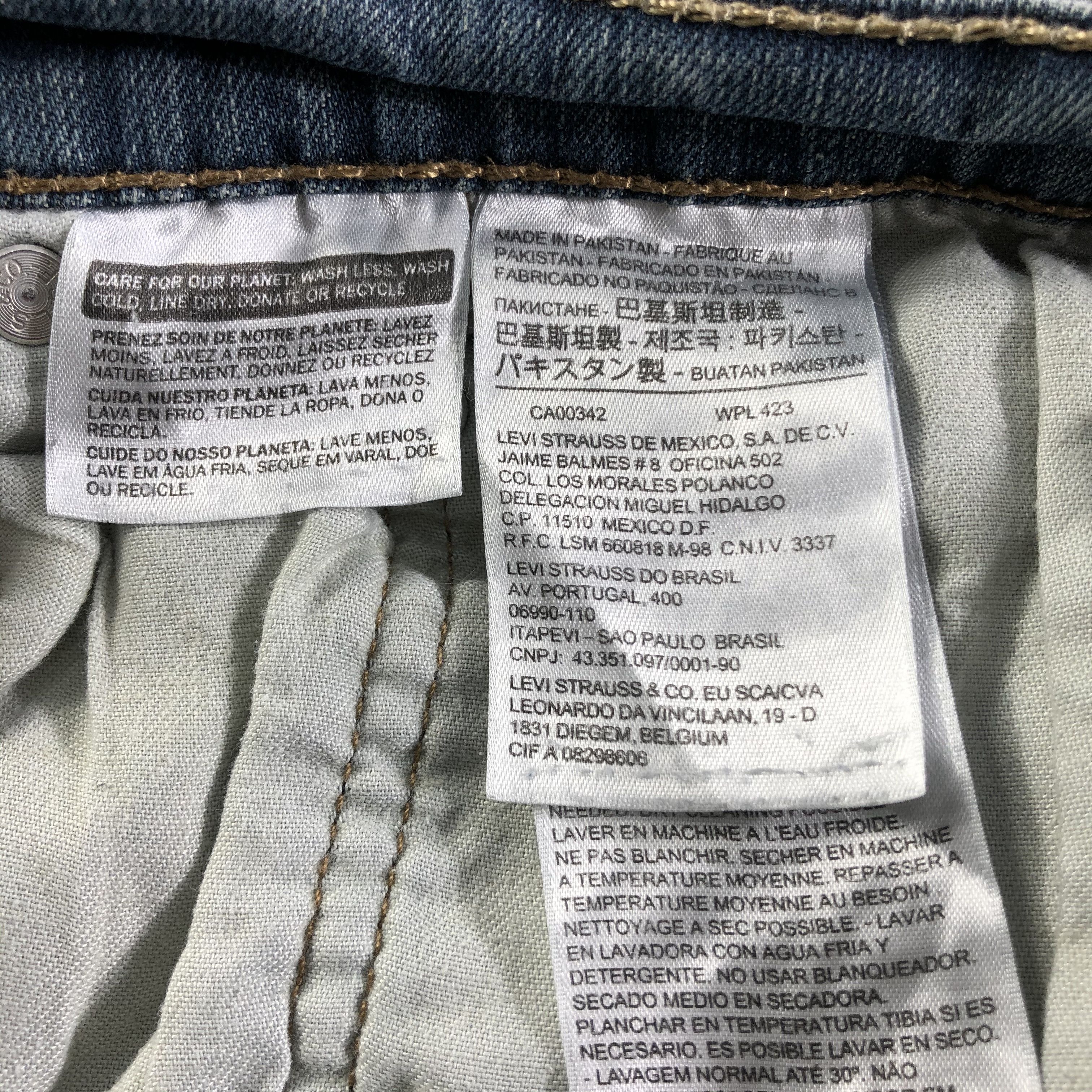 Levi's Vintage Blue Wash Levis 559 Jeans-J3521 Size US 44 / EU 60 - 10 Thumbnail