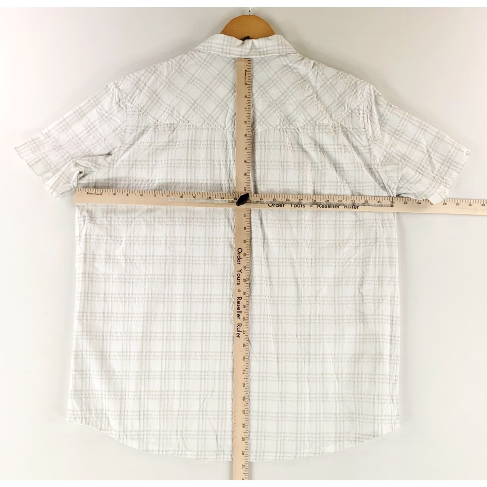 Vintage Stio Shirt Short Sleeve Pearl Snap White Chest Pockets Mens XL Size US XL / EU 56 / 4 - 6 Thumbnail