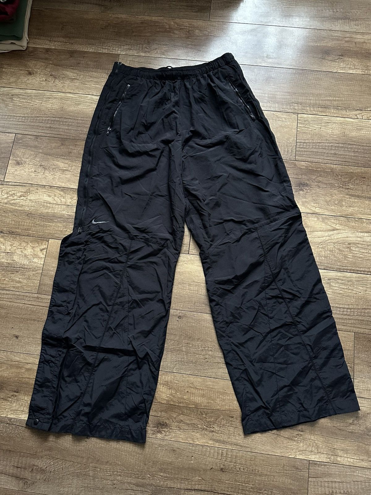 Nike RARE Nike Vintage Baggy Zipper Track Pants Sweatpants 90s Size US 34 / EU 50 - 2 Thumbnail