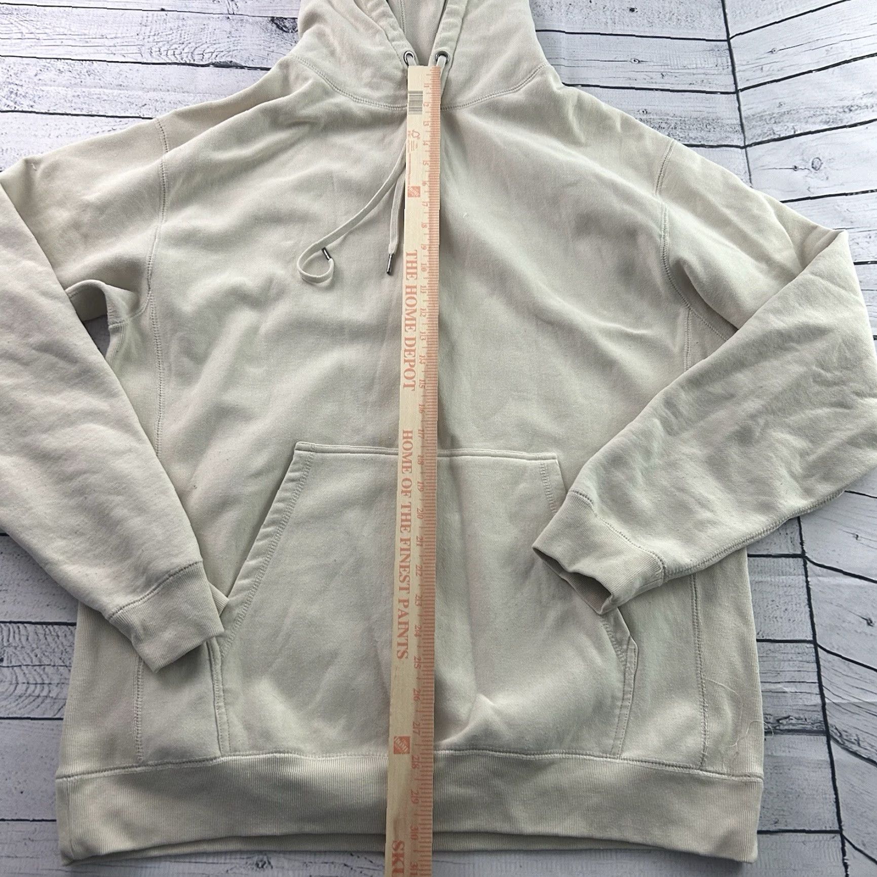 Vintage Maison Article Hoodie Men's 2XL Beige Pullover Sweatshirt Size US XXL / EU 58 / 5 - 2 Thumbnail
