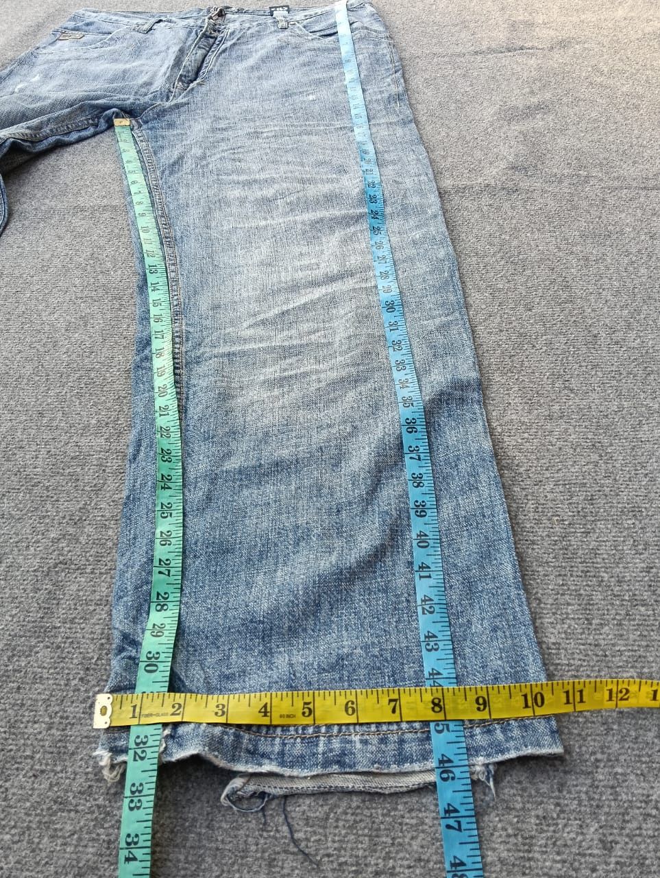 Pelle Pelle Pelle Pelle Marc Buchanan Baggy Denim Jeans Light Wash. Size US 38 / EU 54 - 7 Thumbnail