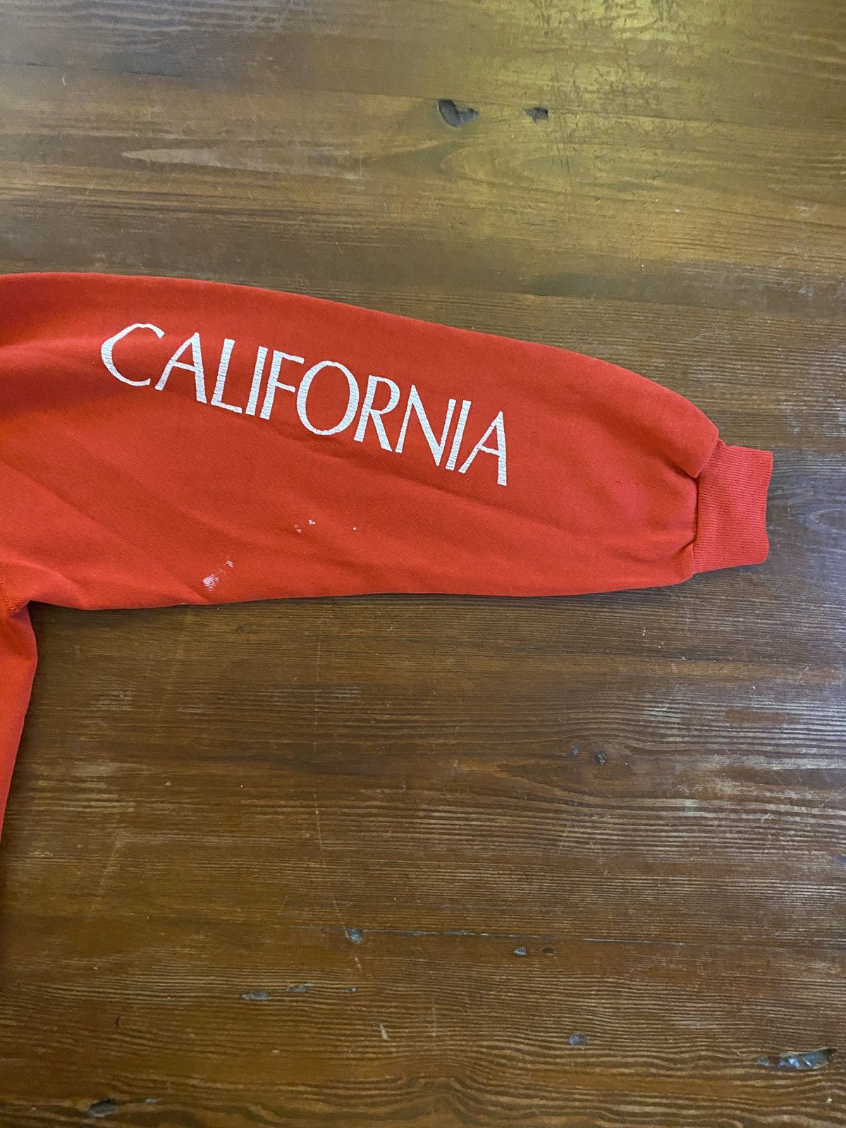 Hanes Vintage 80’s San Francisco Cali Red Raglan Hoodie Sweatshirt Size US S / EU 44-46 / 1 - 8 Thumbnail