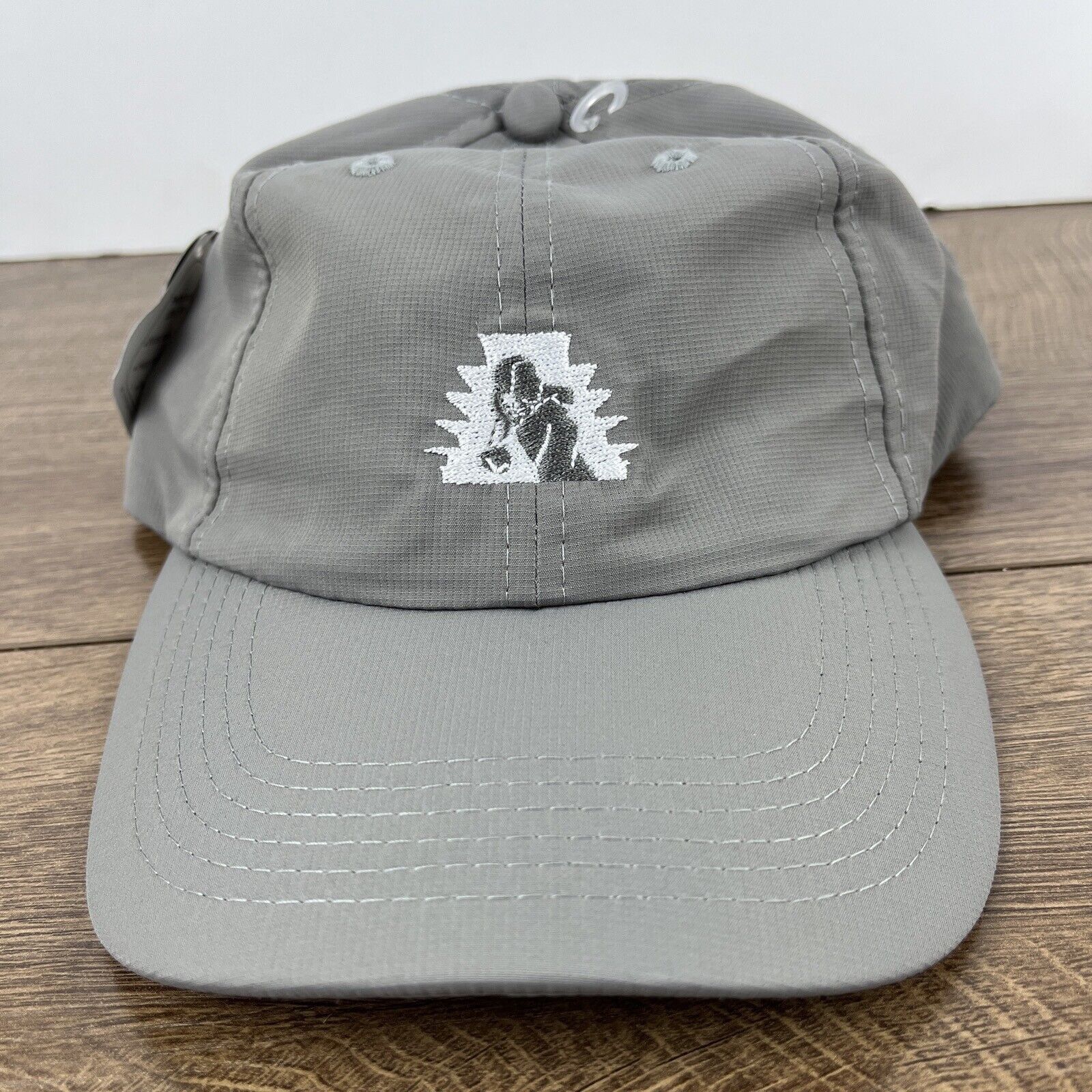 Other Golf Hat Golfing Hat Gray Hat Adjustable Gray Adult Size Hat Size ONE SIZE - 4 Thumbnail