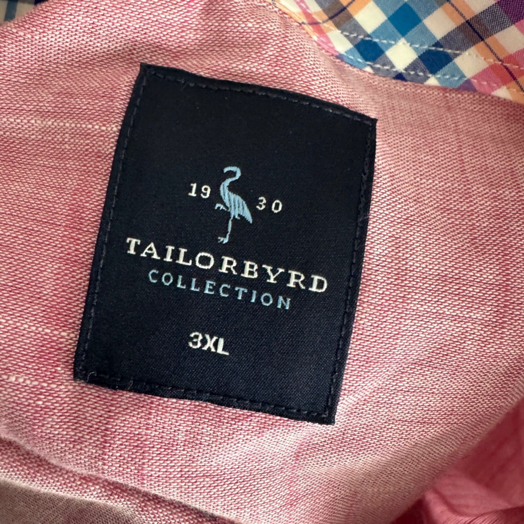 Tailorbyrd Tailorbyrd Mens Chambray Button Shirt Long Sleeve 3XL NEW Contrast Flip Cuffs Size US XXL / EU 58 / 5 - 3 Thumbnail