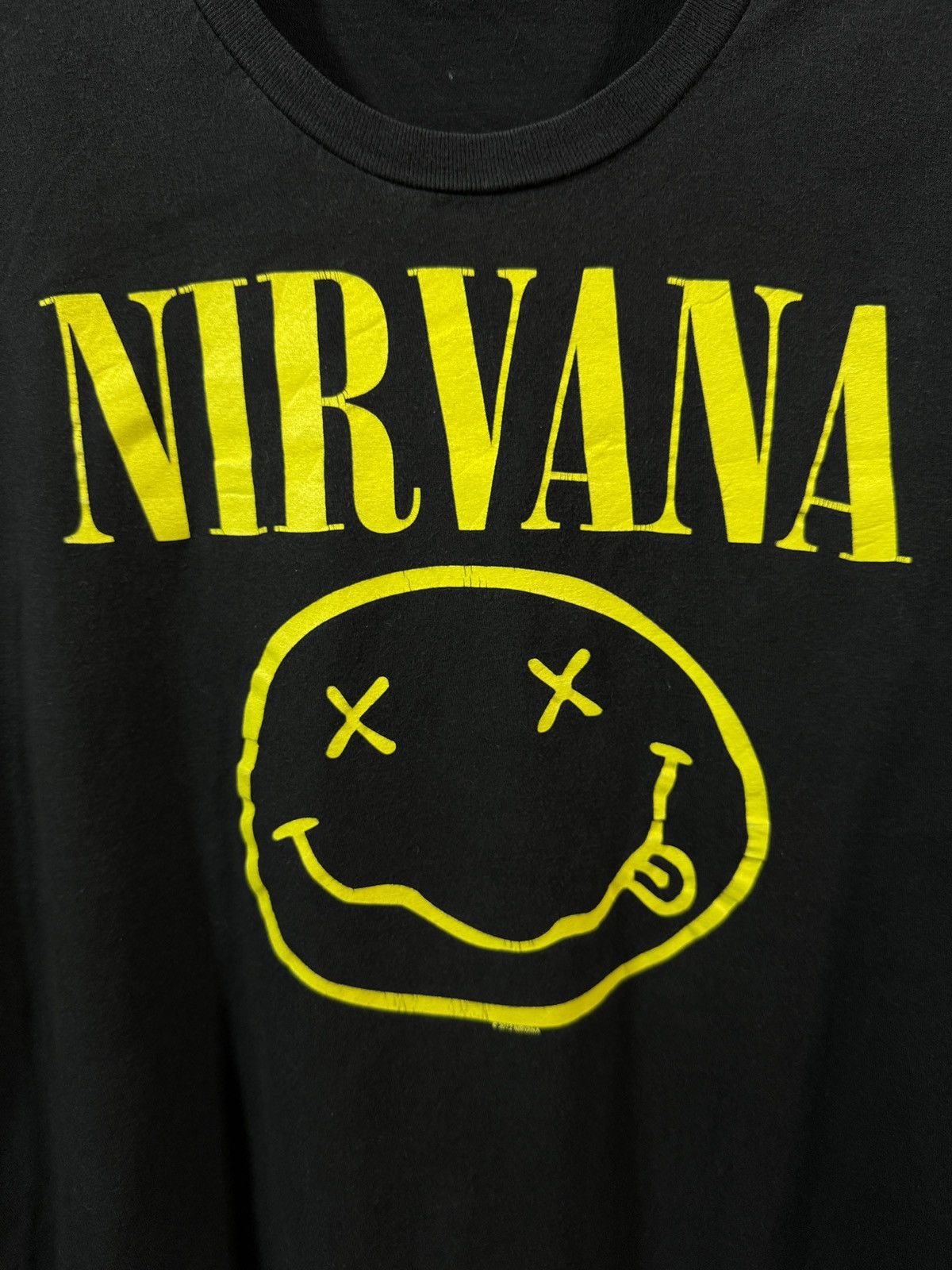 Band Tees × Nirvana × Vintage 2000s Nirvana Smiley face grunge rock band tee Y2k 00s Size US XL / EU 56 / 4 - 2 Thumbnail