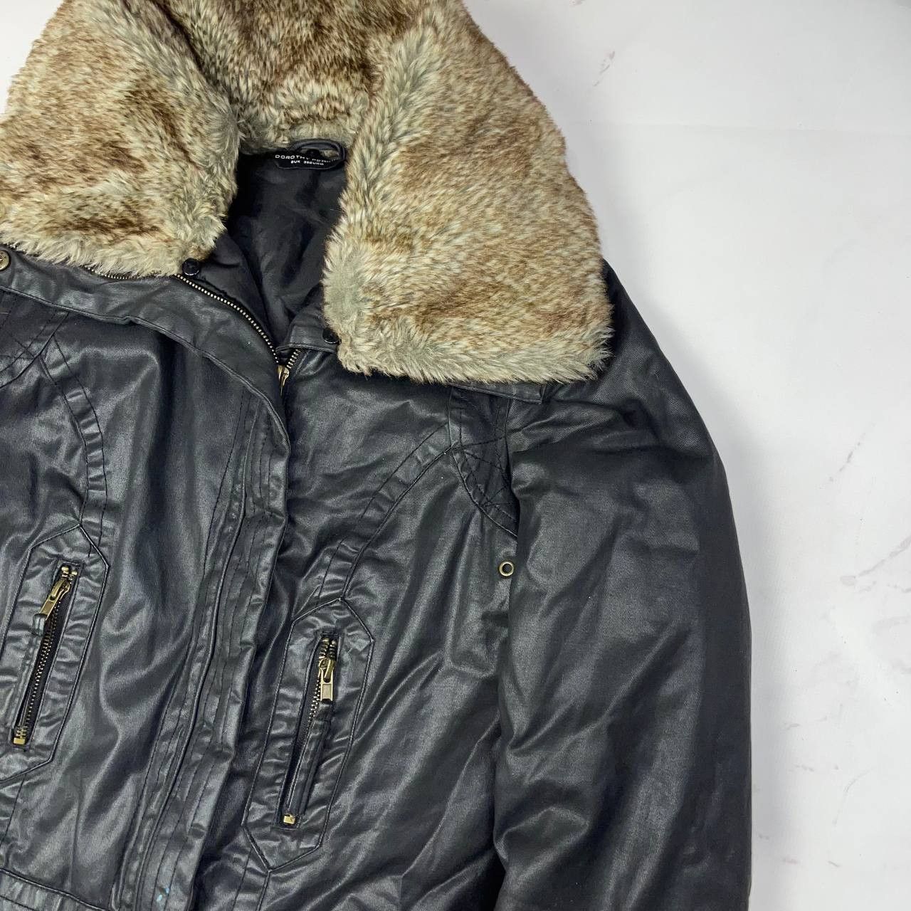 Japanese Brand Vintage Crazy Y2K Leather fur Jakets streetwear size Size M / US 6-8 / IT 42-44 - 4 Thumbnail