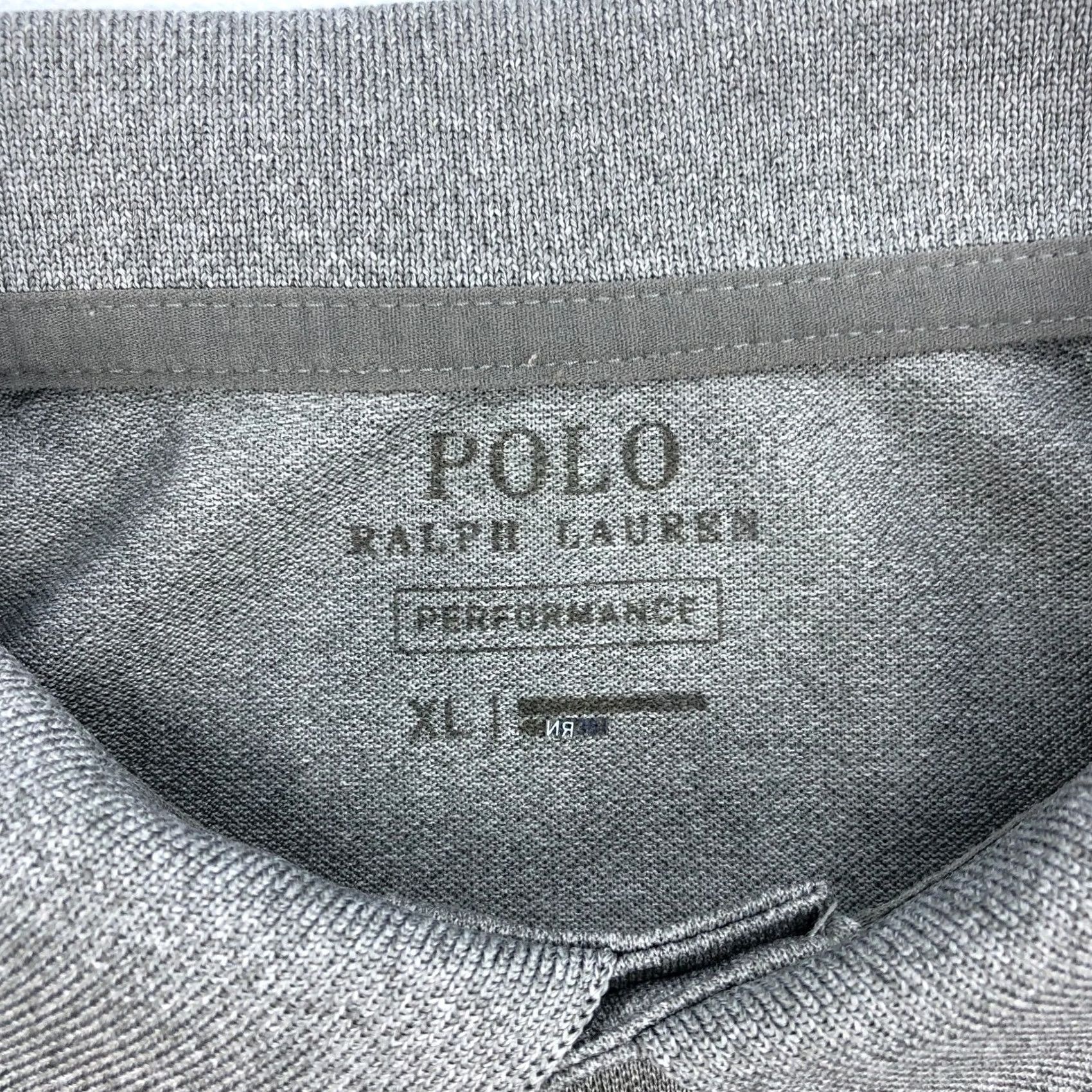 Polo Ralph Lauren Polo Ralph Lauren Performance Polo Shirt Men's XL Heather Gray Short Sleeve Shirt Polo Player Embroidered Logo Size US XL / EU 56 / 4 - 4 Thumbnail