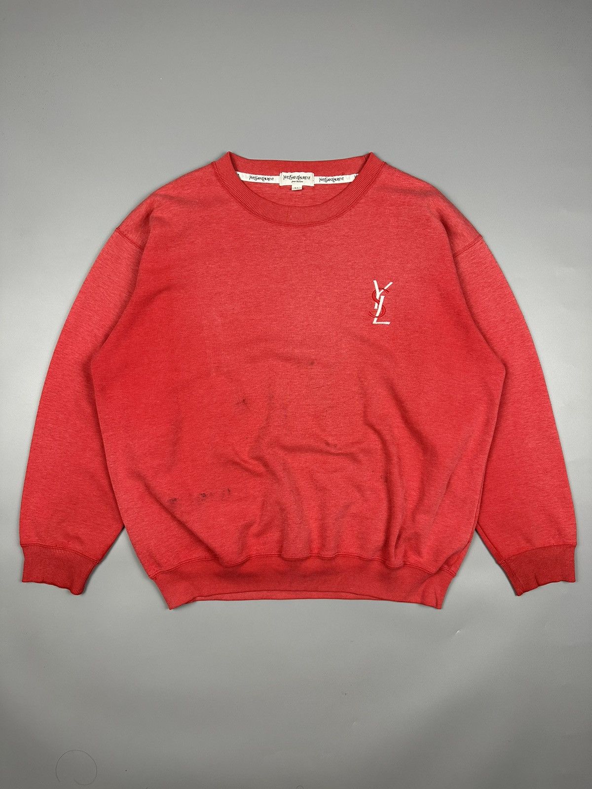 Yves Saint Laurent Vintage Yves Saint Laurent Pour Homme Sweatshirt Size US XL / EU 56 / 4 - 2 Thumbnail