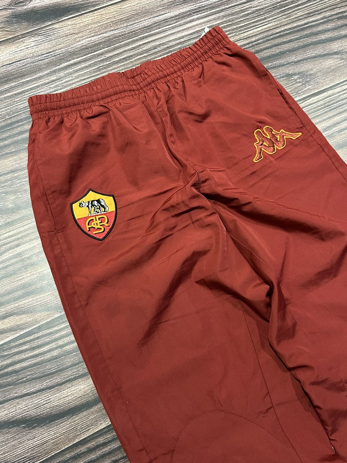Kappa × Vintage Vintage Kappa Nylon pants Soccer football team A.S Roma Size US 30 / EU 46 - 2 Thumbnail