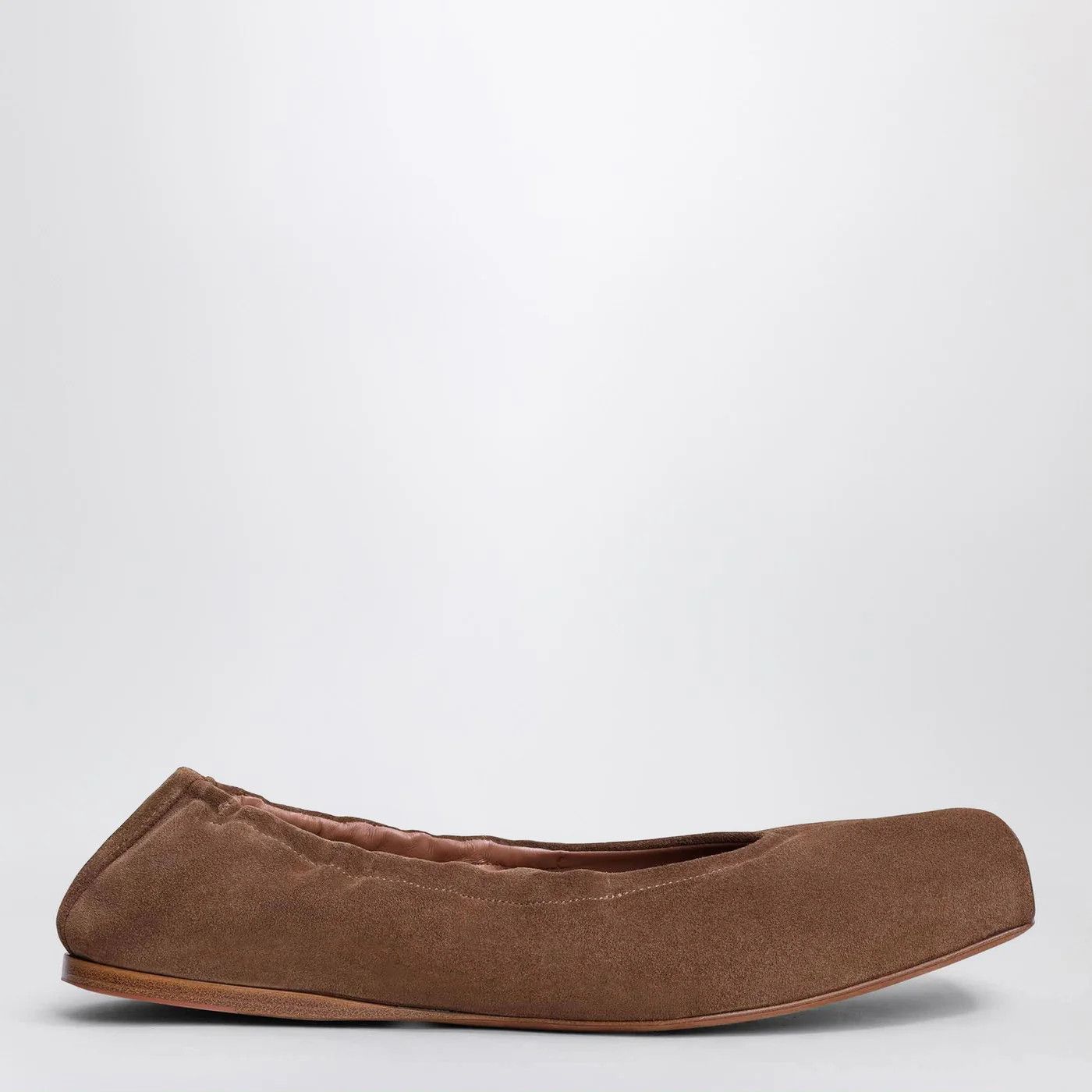 Alaia o1d2blof0426 Two-Tone Ballerina in Brown Size US 10 / IT 40 - 1 Thumbnail