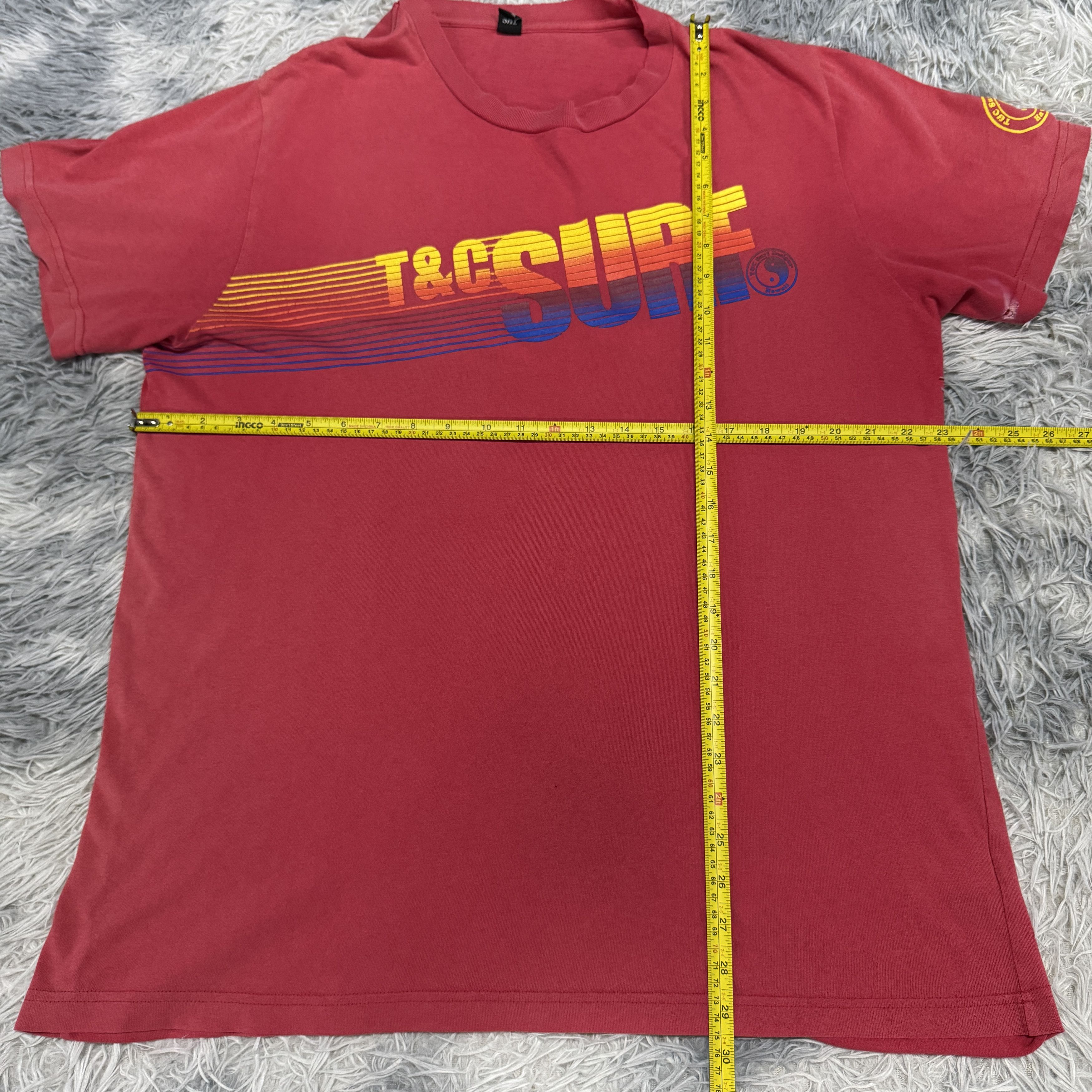 Vintage Vintage T&C Surf Designs Promo Sunfaded Tshirt Size US XL / EU 56 / 4 - 5 Thumbnail