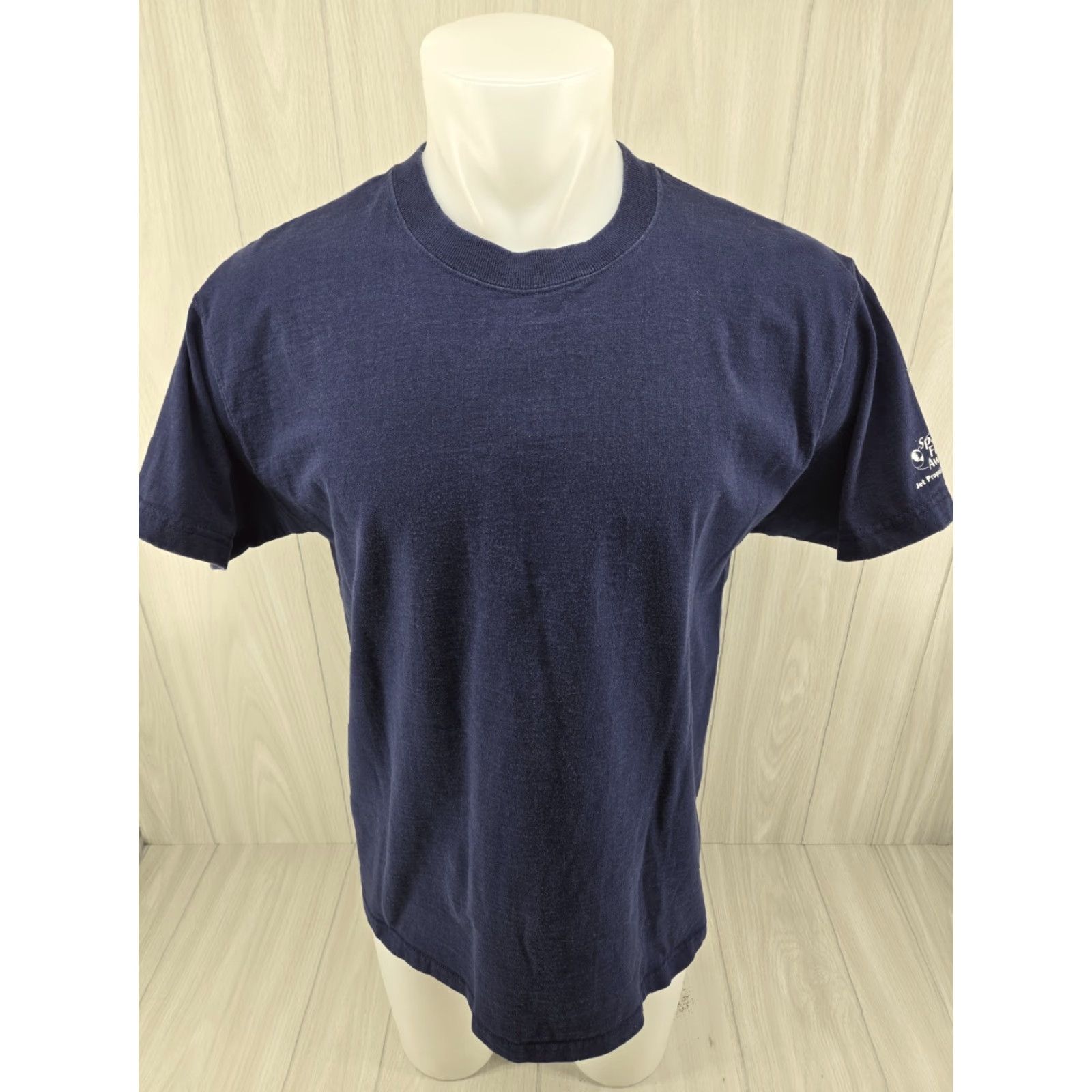 Fruit Of The Loom VINTAGE Space Flight Awareness T Shirt Mens Large Blue Nike Shirt Size US L / EU 52-54 / 3 - 3 Thumbnail