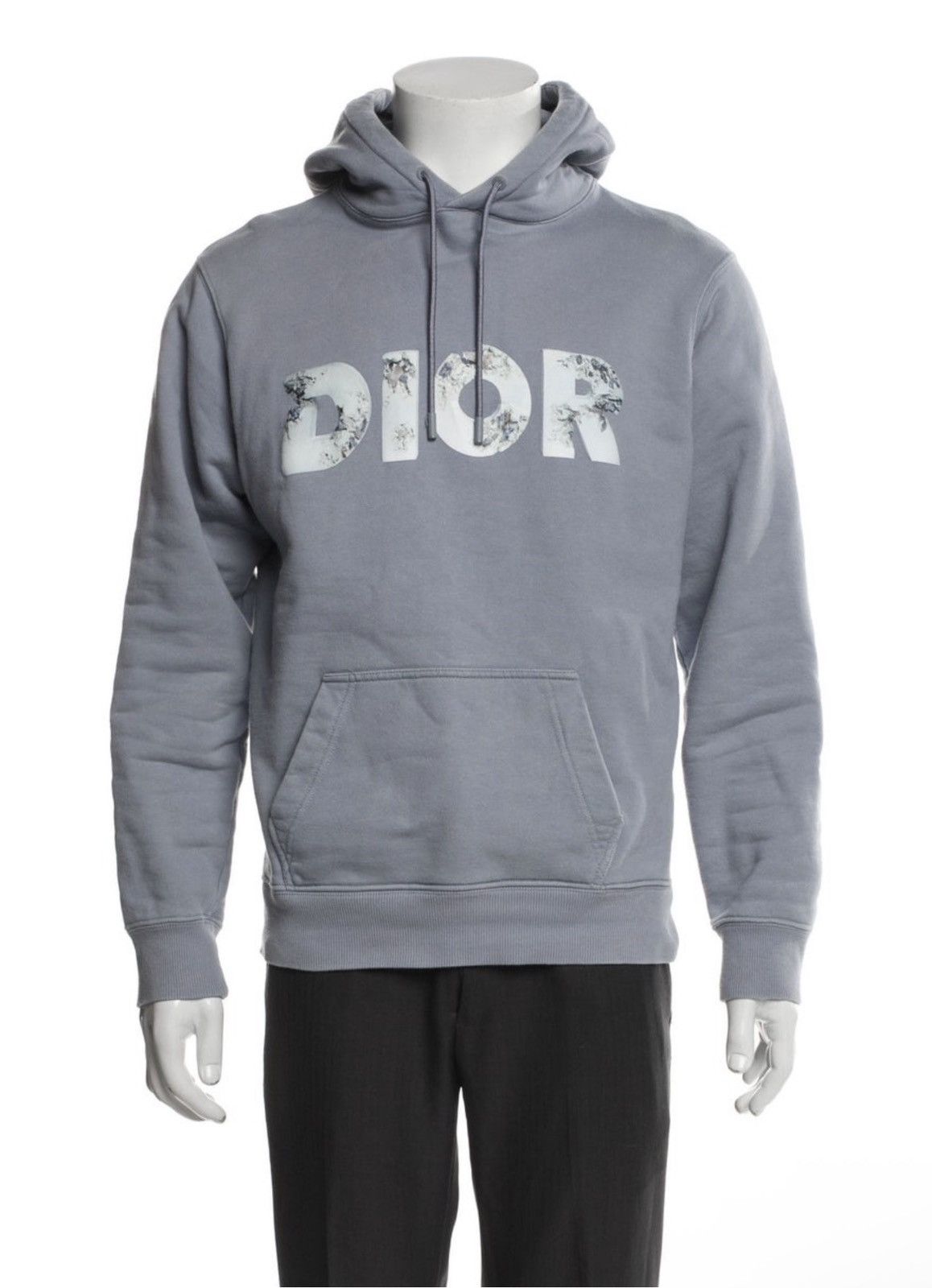 Daniel Arsham × Dior DIOR SS20 Daniel Arsham 2020 Eroded Logo Cotton Hoodie Size US S / EU 44-46 / 1 - 1 Thumbnail
