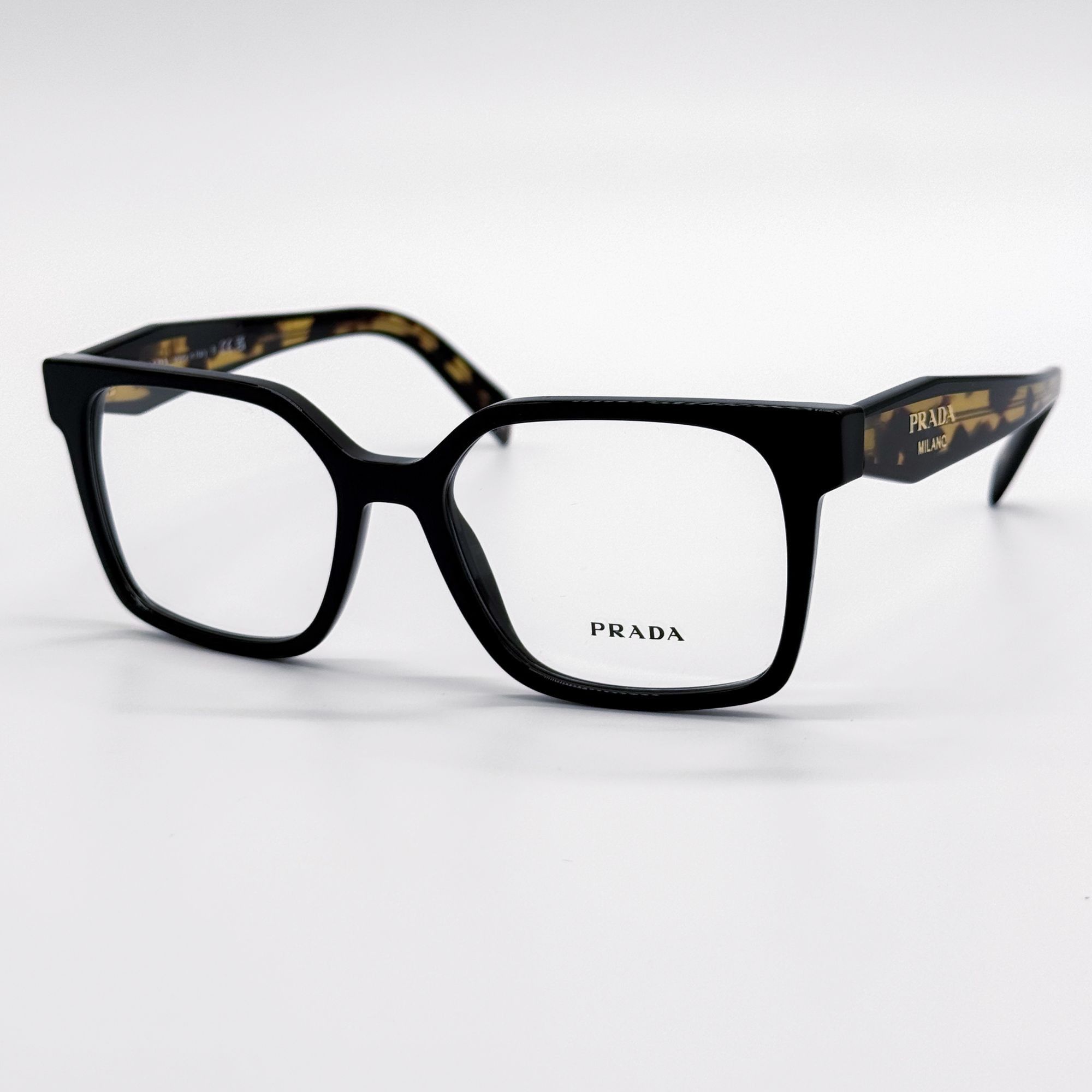 Prada NEW PRADA EYEGLASSES PRB03V 3891O1 BLACK HAVANA WOMEN PR B03 Size ONE SIZE - 2 Thumbnail