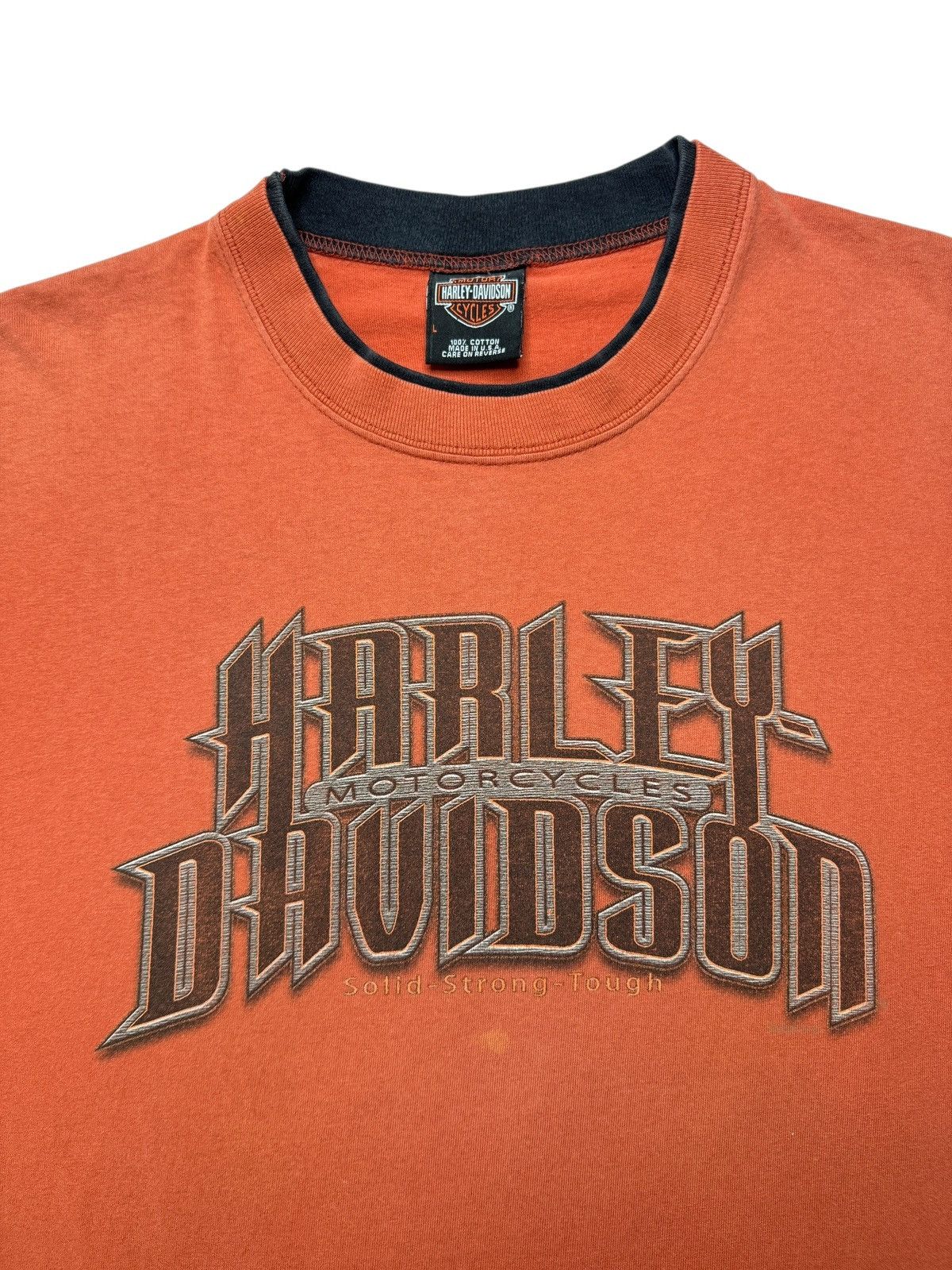 Harley Davidson Vintage 2000’s Harley Davidson Louisiana Long Sleeve Shirt Size US L / EU 52-54 / 3 - 3 Thumbnail
