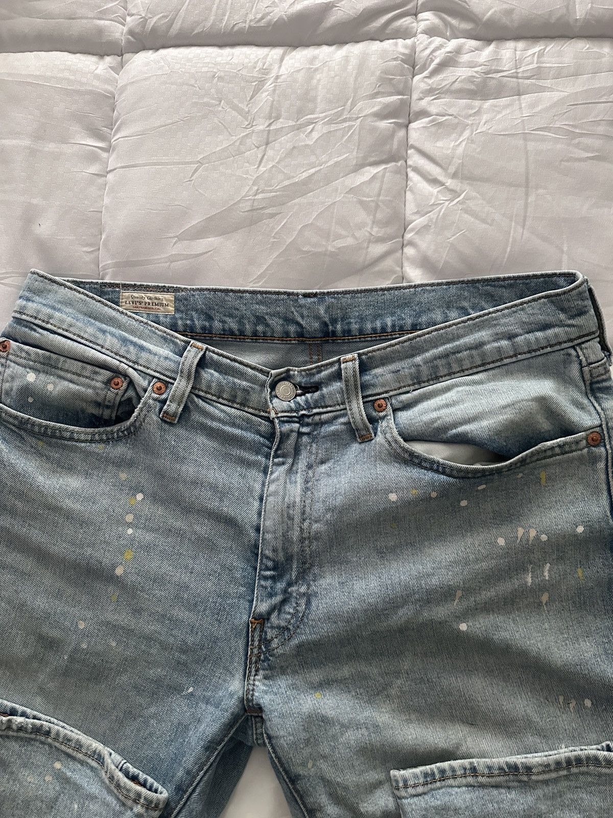 Levi's LEVI’S Splatter Denim Size US 34 / EU 50 - 5 Thumbnail