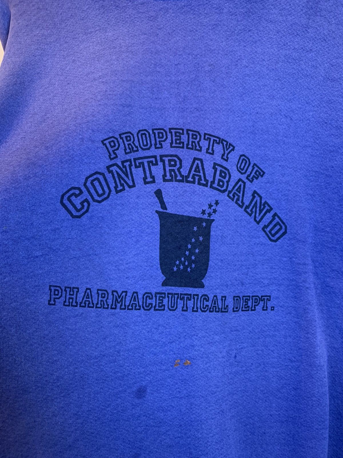 Vintage RARE Vintage Contraband Pharmaceutical Dept. Sweatshirt Size US XL / EU 56 / 4 - 4 Thumbnail