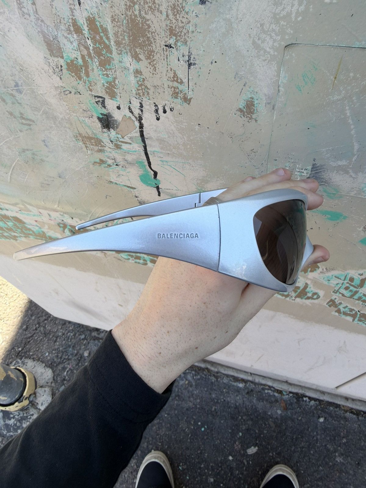 Balenciaga Balenciaga FW22 XXL Skin Cat Glasses Size ONE SIZE - 5 Thumbnail