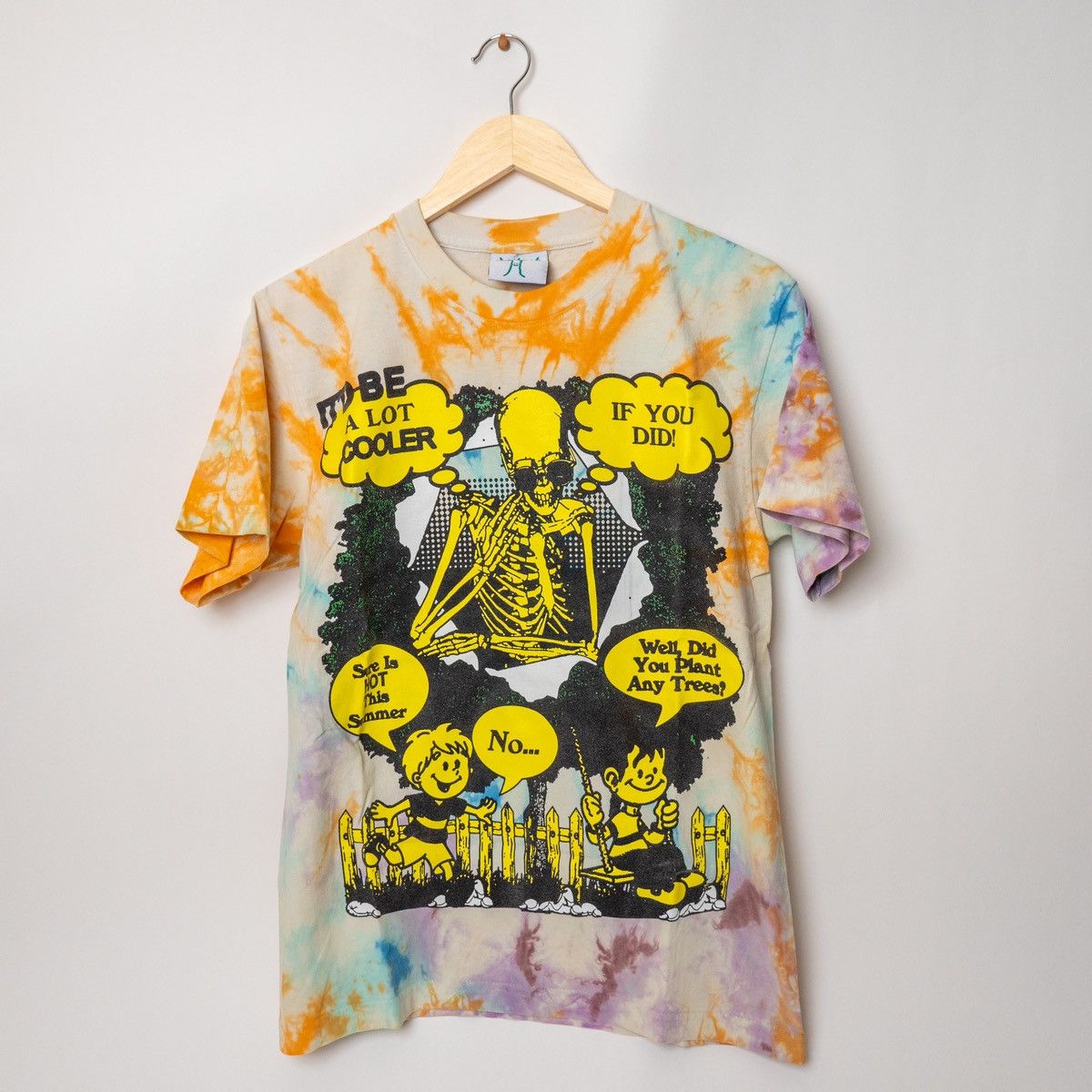 image of Online Ceramics Tie Dye Small Climate Change Is Dead Serious in Tie/Dye, Men's