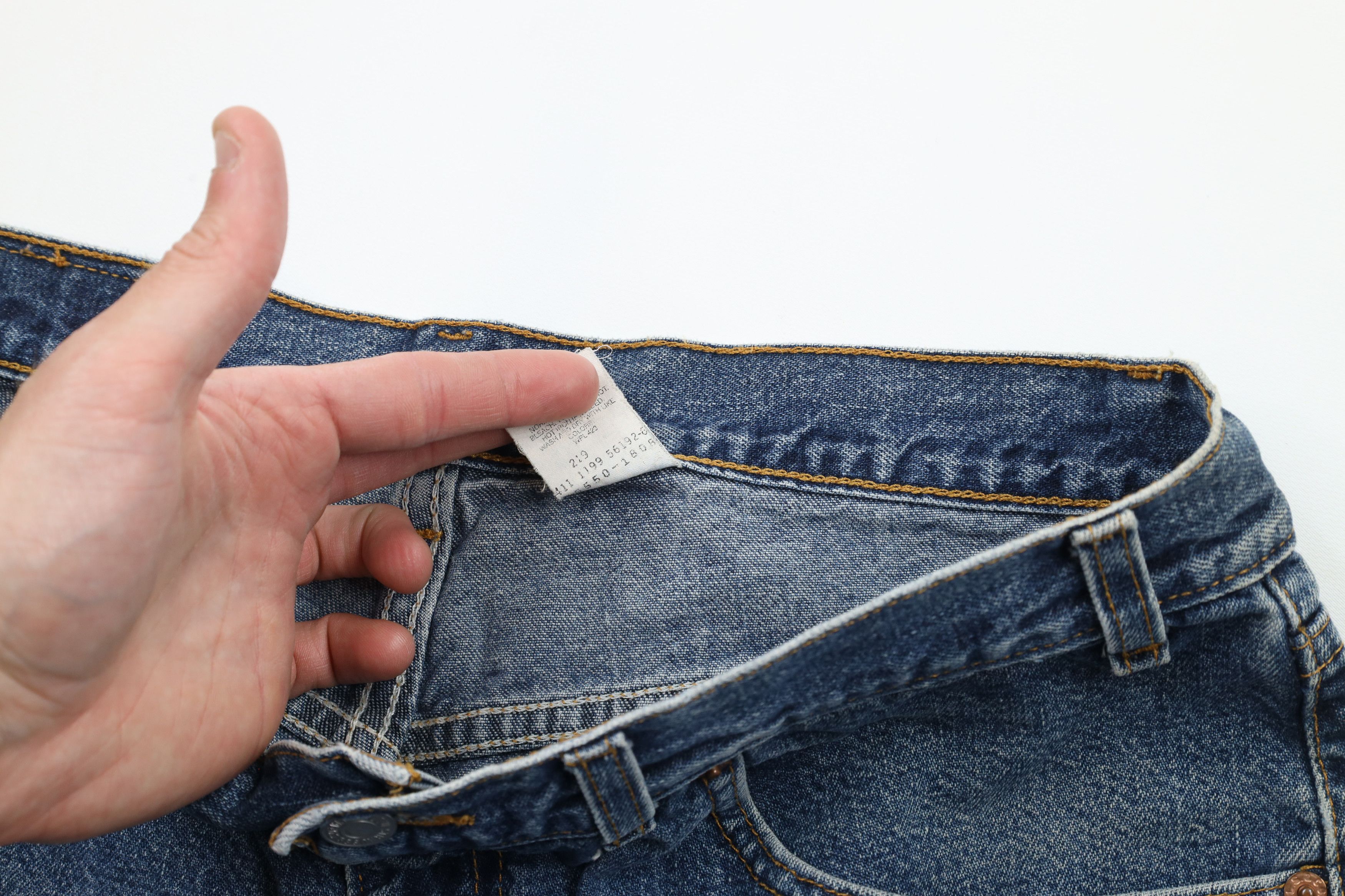 Levi's × Vintage Vintage 90s Levis 550 Fit Denim Jean Shorts Jorts Size US 36 / EU 52 - 7 Thumbnail