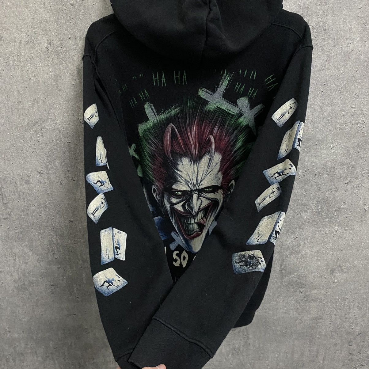 Japanese Brand Vintage Wild Joker Why So Serious Zip Hoodie Y2K Size US M / EU 48-50 / 2 - 12 Thumbnail