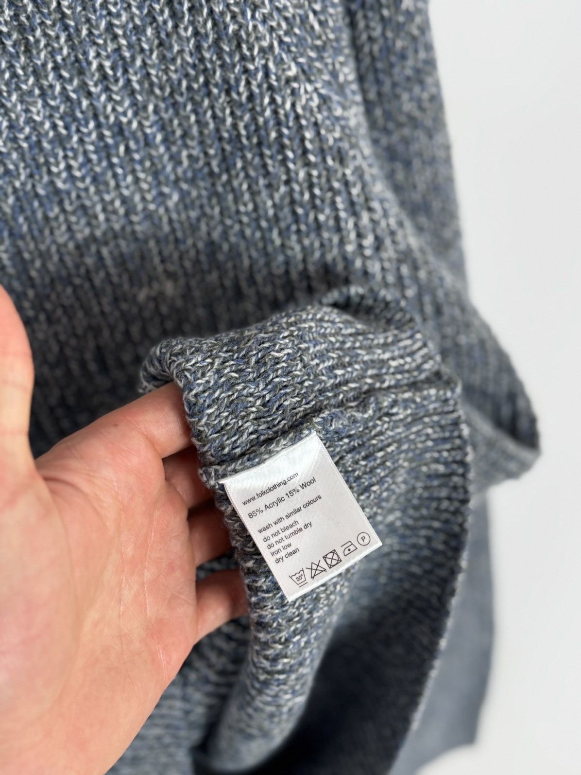 Folk Folk Mixed Knit Sweater Size US L / EU 52-54 / 3 - 9 Thumbnail