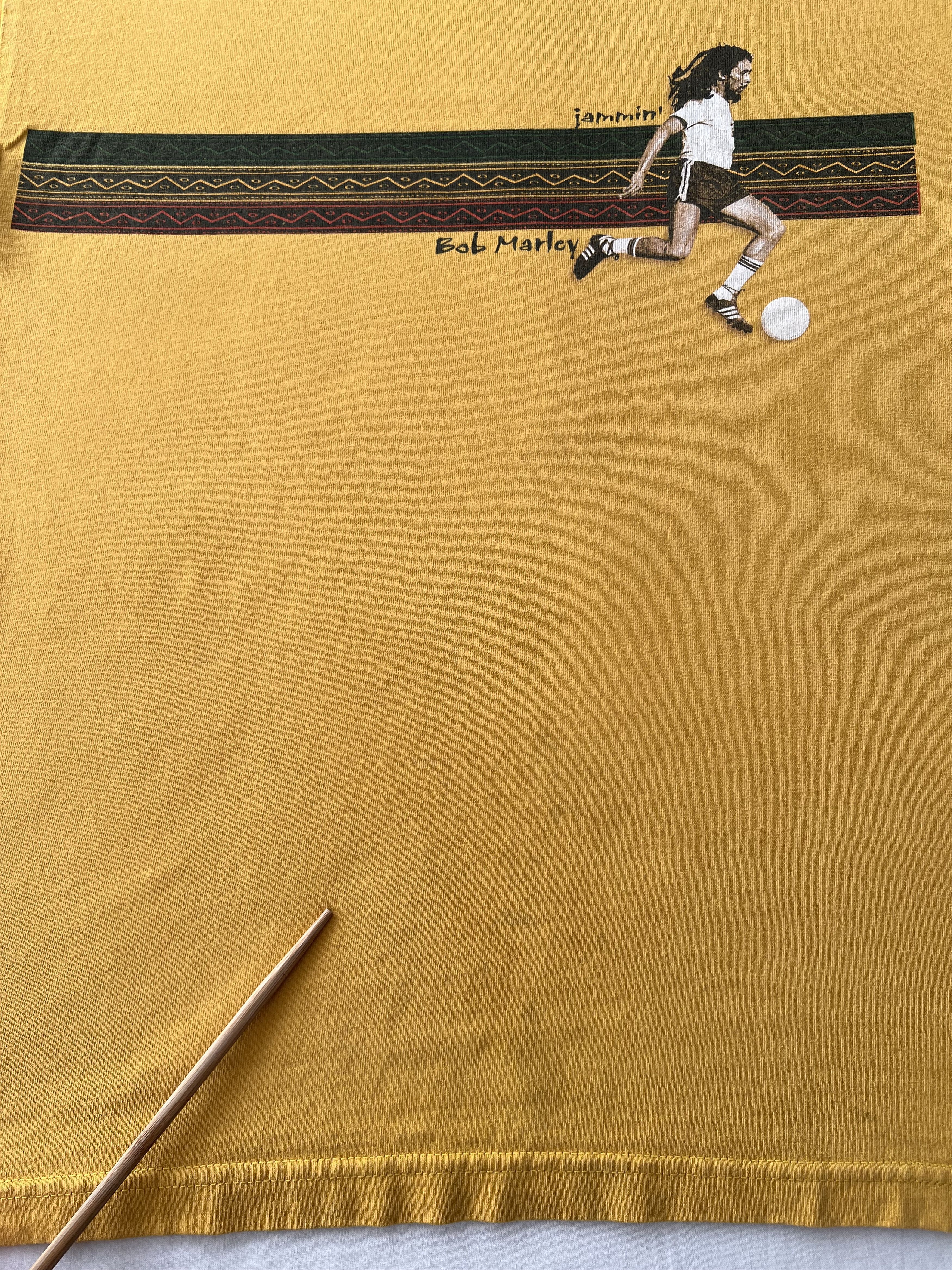 Band Tees Vintage 2000s Bob Marley Jamaica Jammin Soccer Zion T-shirt Size US M / EU 48-50 / 2 - 5 Thumbnail