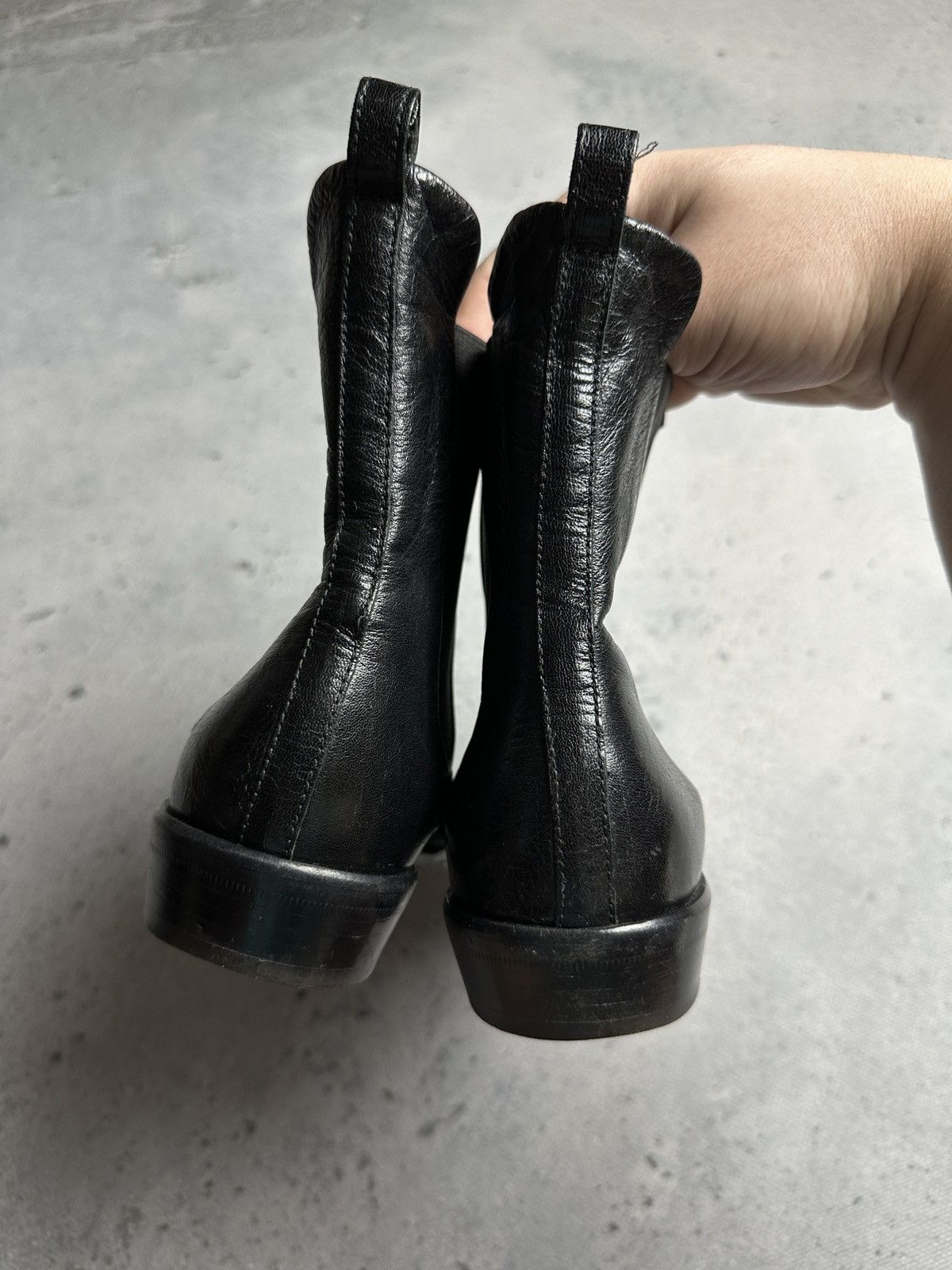 AGL AGL Leather Cowboy Boots Rare Italian Item Avant Garde y2k Size US 9 / IT 39 - 4 Thumbnail