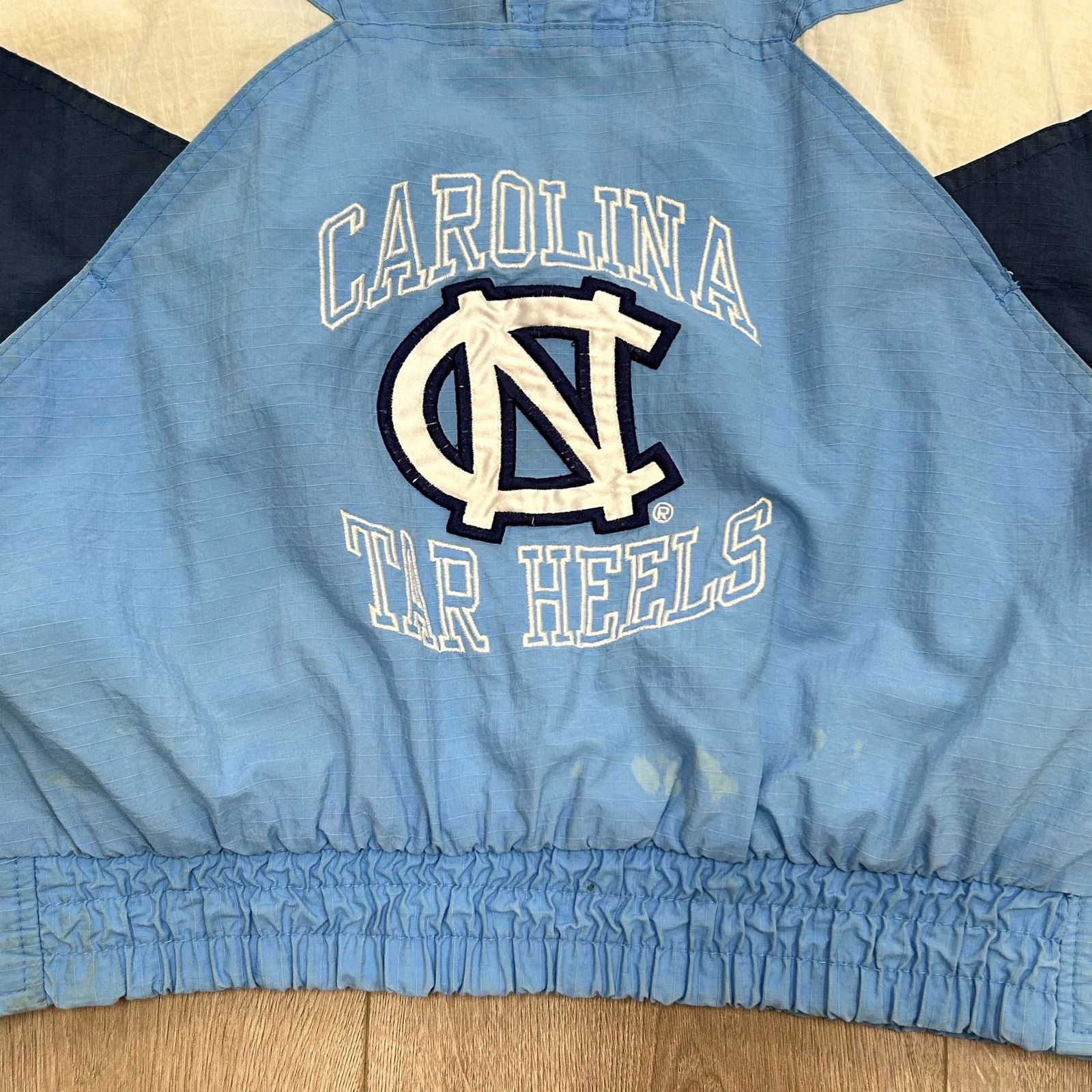 Starter Vintage 90s Starter North Carolina Tar Heels Pullover Jacket Size US L / EU 52-54 / 3 - 2 Thumbnail