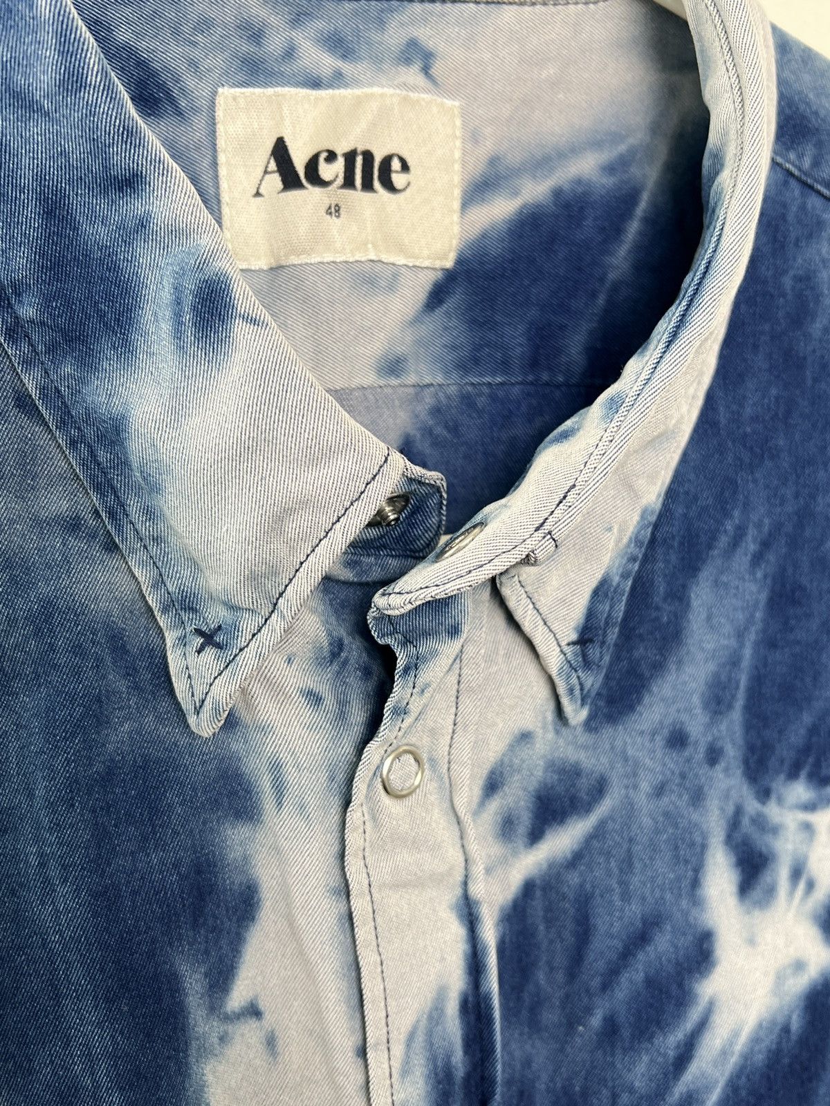 Acne Studios acne y2k vintage shirt 1/1 bleached tie dye Size US M / EU 48-50 / 2 - 8 Thumbnail