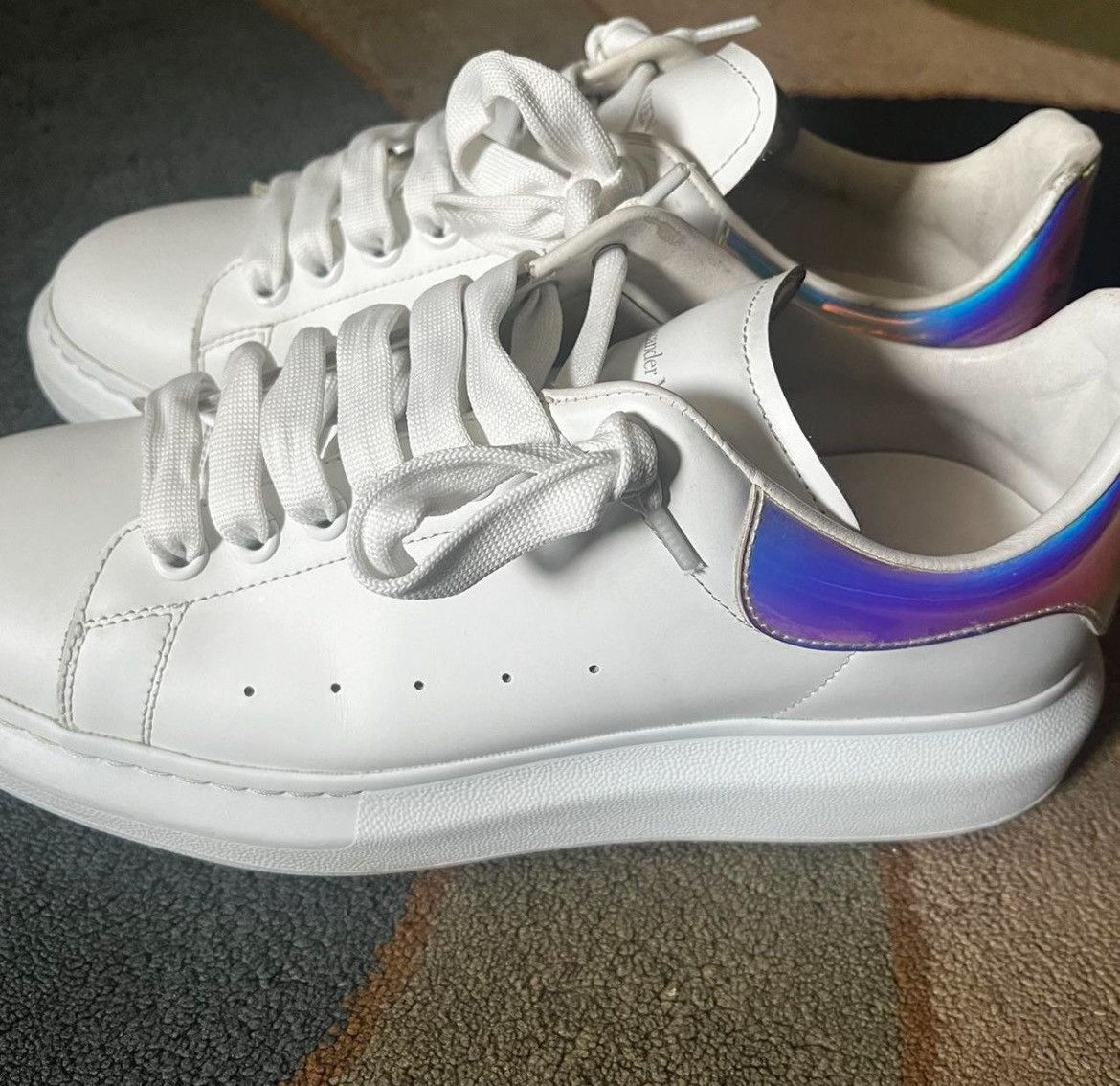image of Alexander Mcqueens Shoes in White, Men's (Size 9.5)