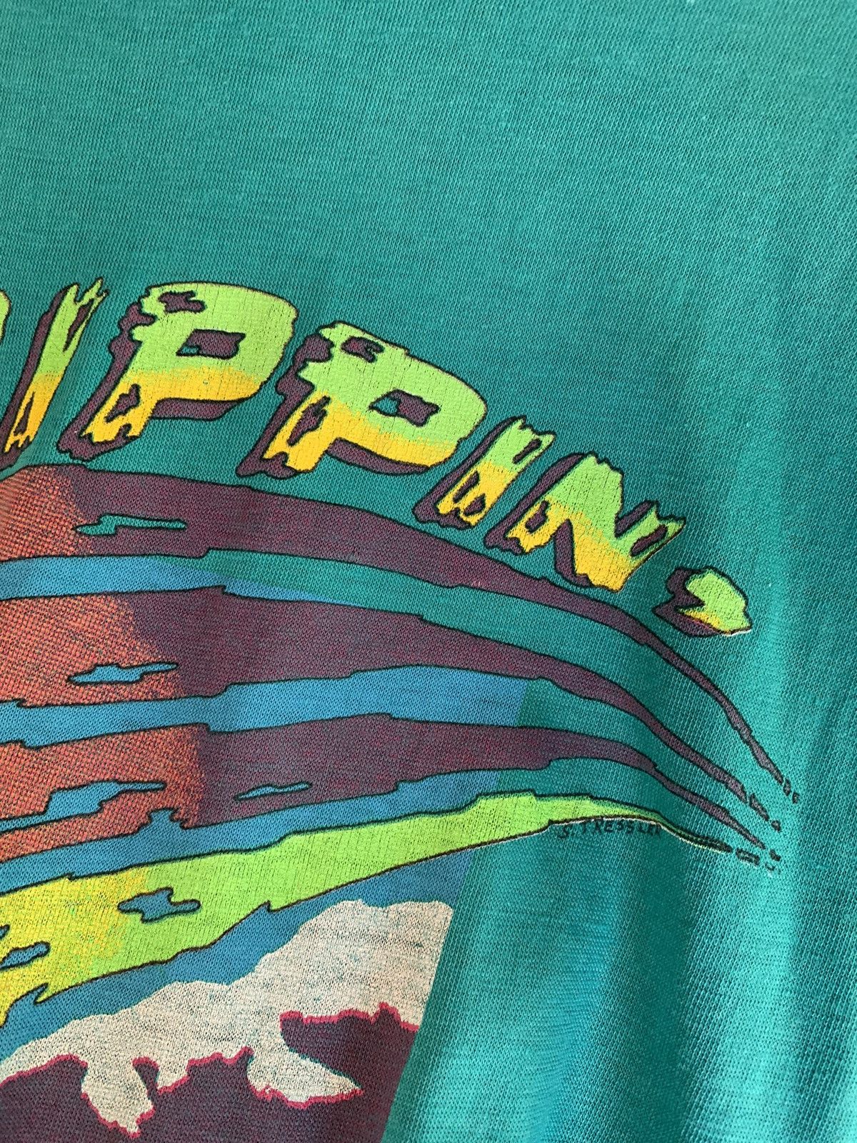 Vintage *RARE* Vintage 70’s Surfing Rippin’ Single Stitch Surf Shirt Size US L / EU 52-54 / 3 - 7 Thumbnail