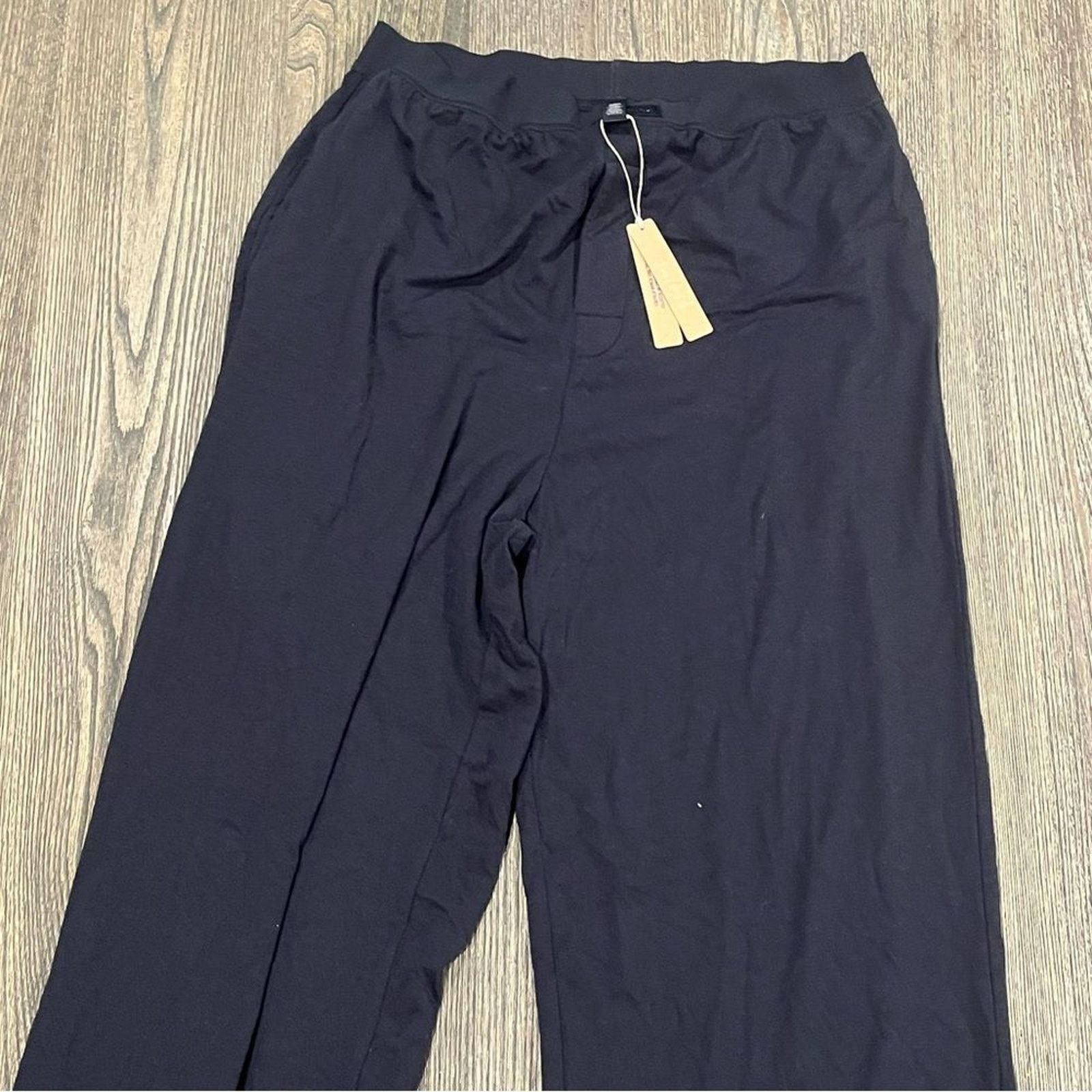 SKIMS NWT Skims Boyfriend Loose Pant Straight Leg Onyx Size S Size 30" / US 8 / IT 44 - 3 Thumbnail