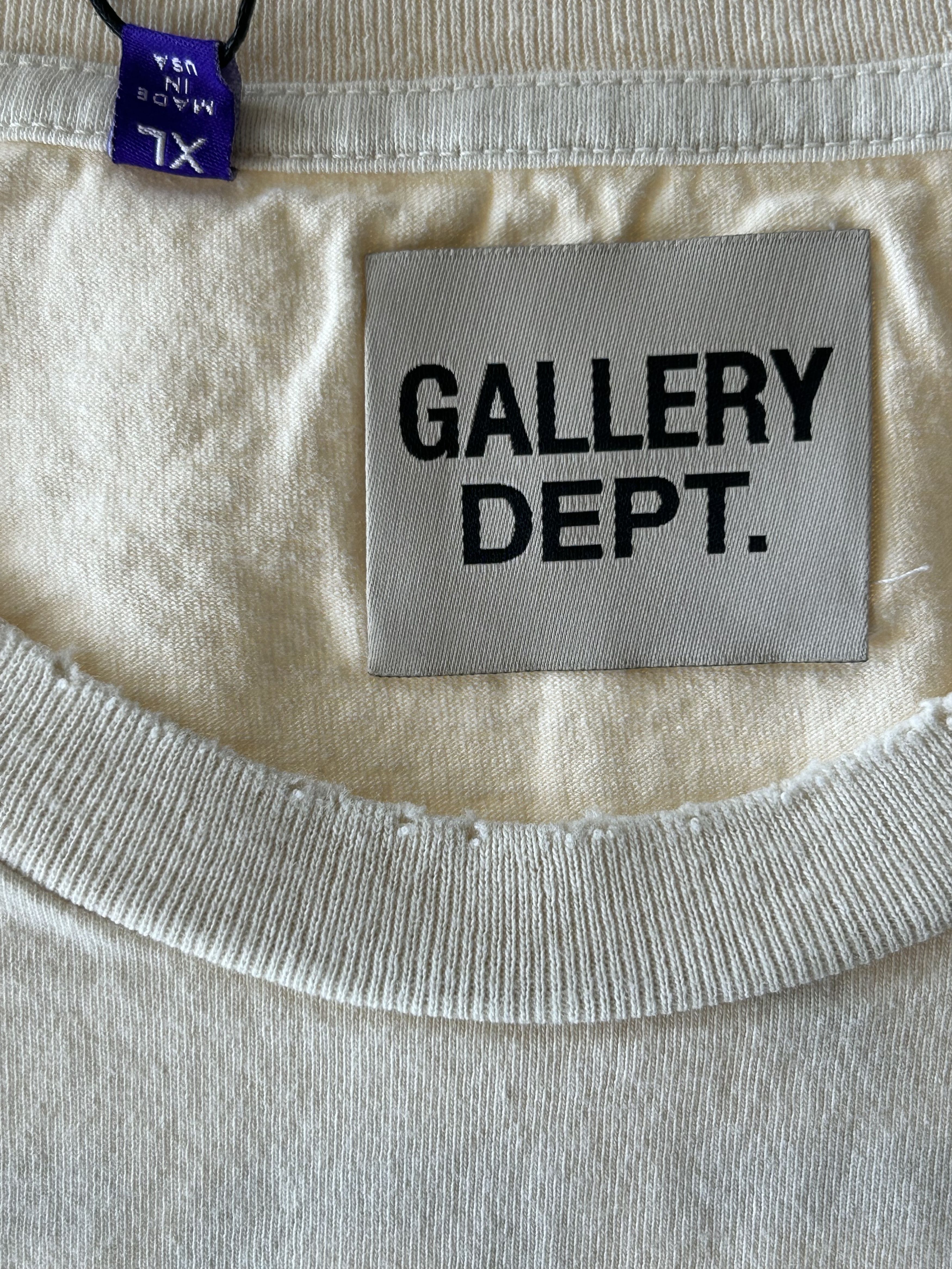 Gallery Dept. Gallery Dept White & Green Metropolitain Logo T-Shirt Size US M / EU 48-50 / 2 - 3 Thumbnail