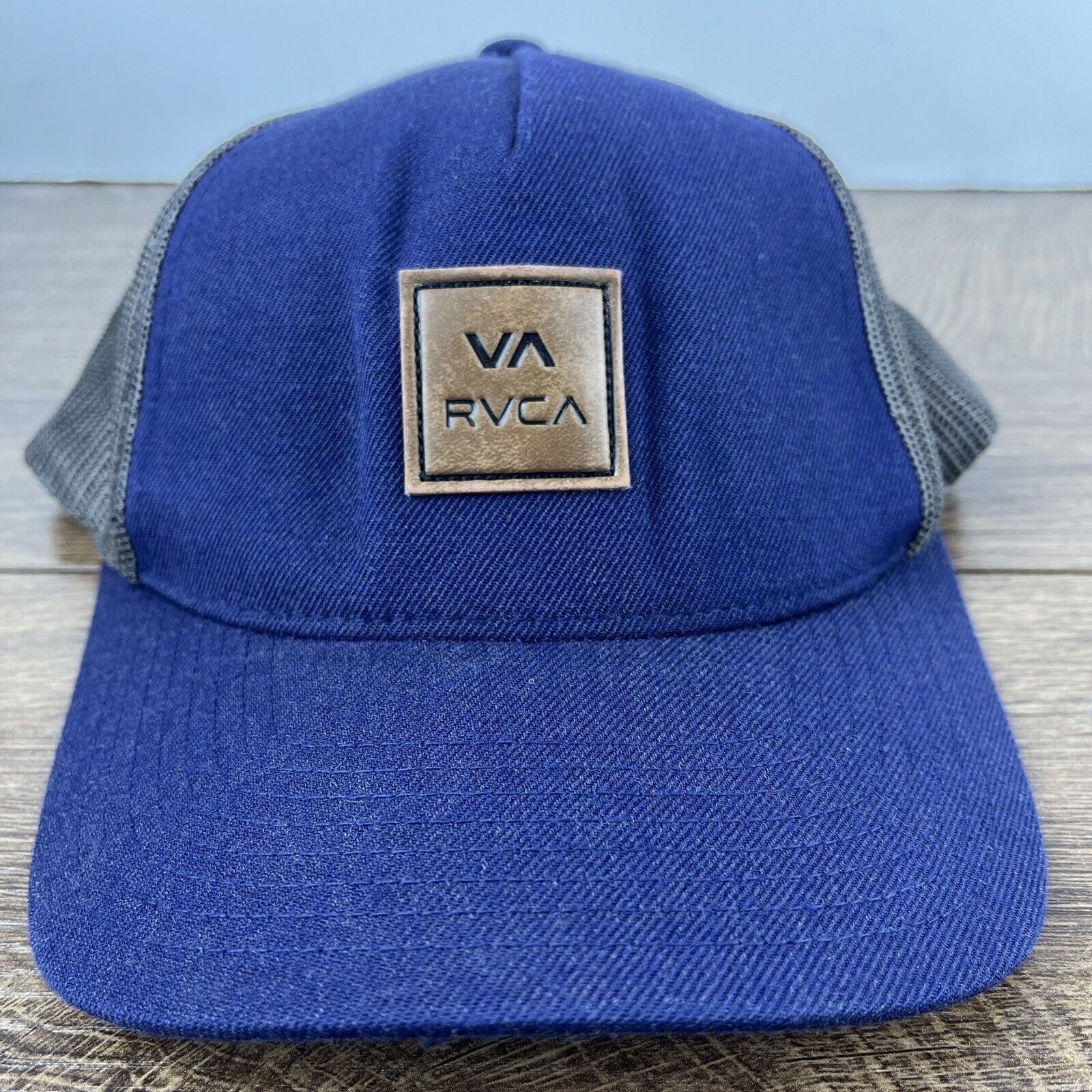 RVCA RVCA Snapback Hat Blue Hat Adjustable Adult Size Hat Cap Size ONE SIZE - 2 Thumbnail