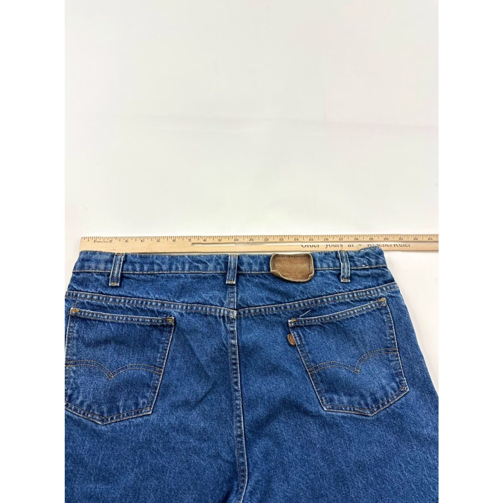 Levi's VINTAGE Levi’s 540 Jeans Men’s 42x32 Blue Brown Tab Jeans Mens 42 Inseam 32 Straight Blue Size US 42 / EU 58 - 7 Thumbnail