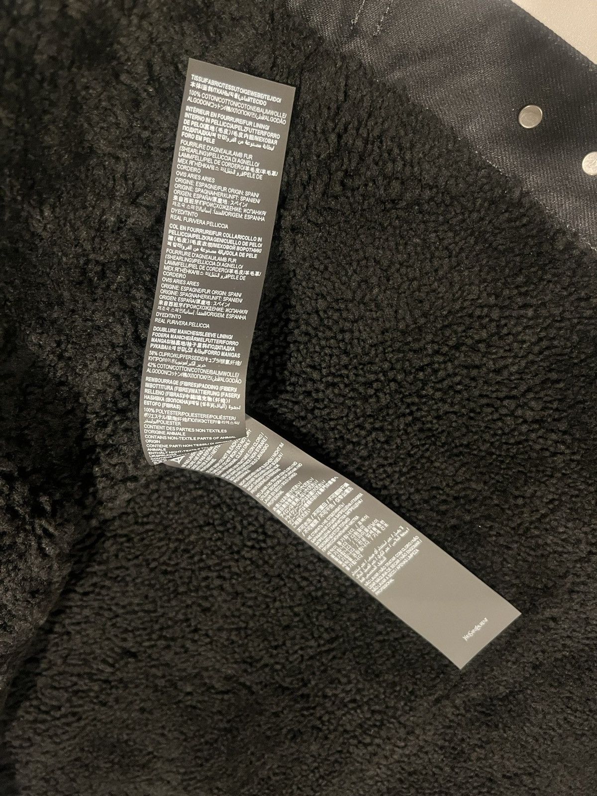 Saint Laurent Paris Saint Laurent men’s denim shearling jacket. S. $2500 Size US S / EU 44-46 / 1 - 5 Thumbnail