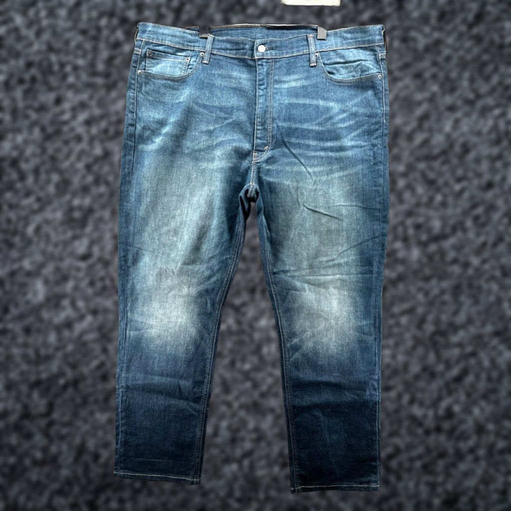 Levi's Levi's 505 Jeans Men 40x30 Blue Regular Fit Straight Cotton Vintage Fade Wash Size US 40 / EU 56 - 1 Thumbnail
