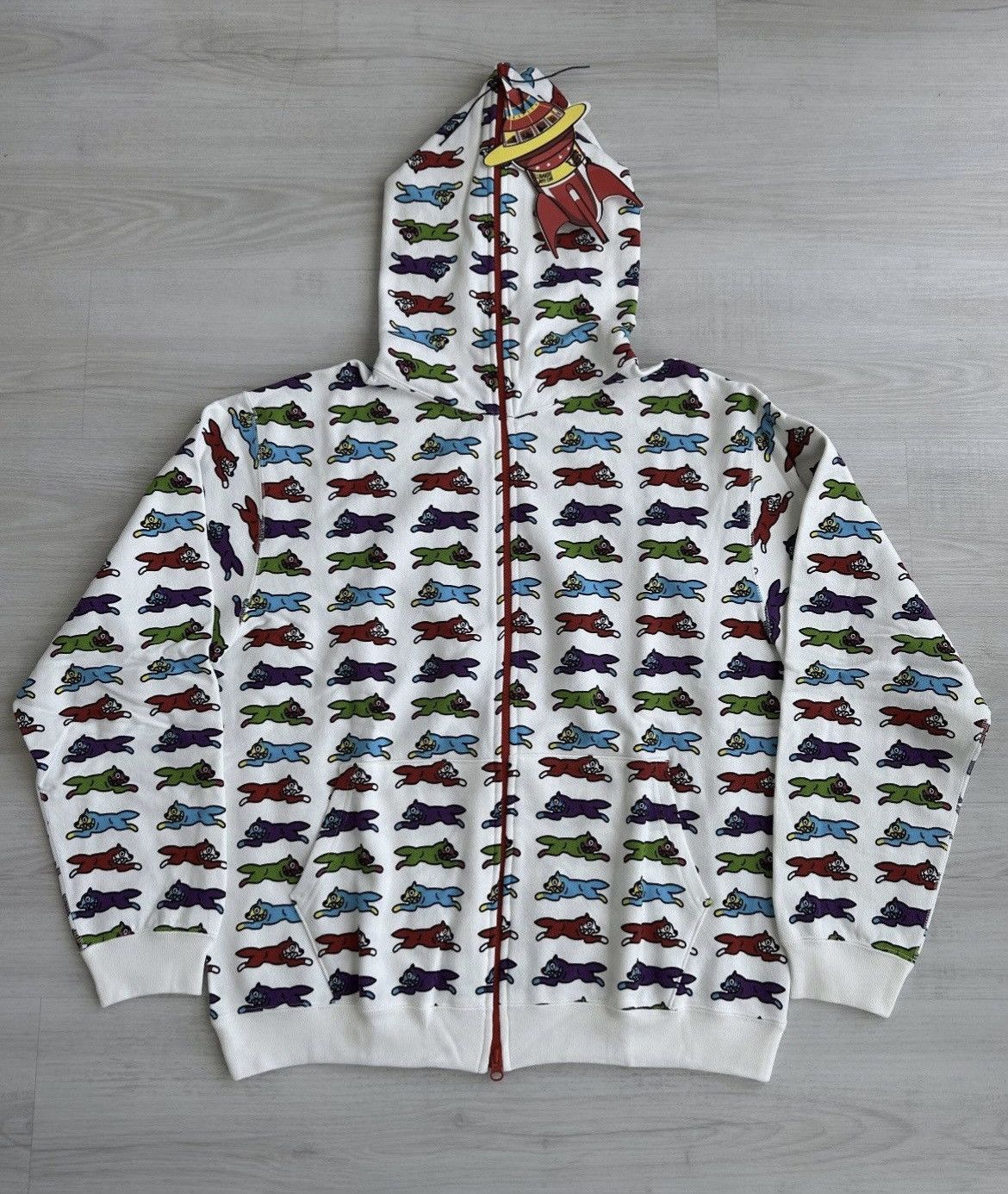 Icecream RARE OG 2006 BBC/ICE CREAM WHITE RUNNING DOG FULLZIP HOODIE Size US L / EU 52-54 / 3 - 1 Thumbnail
