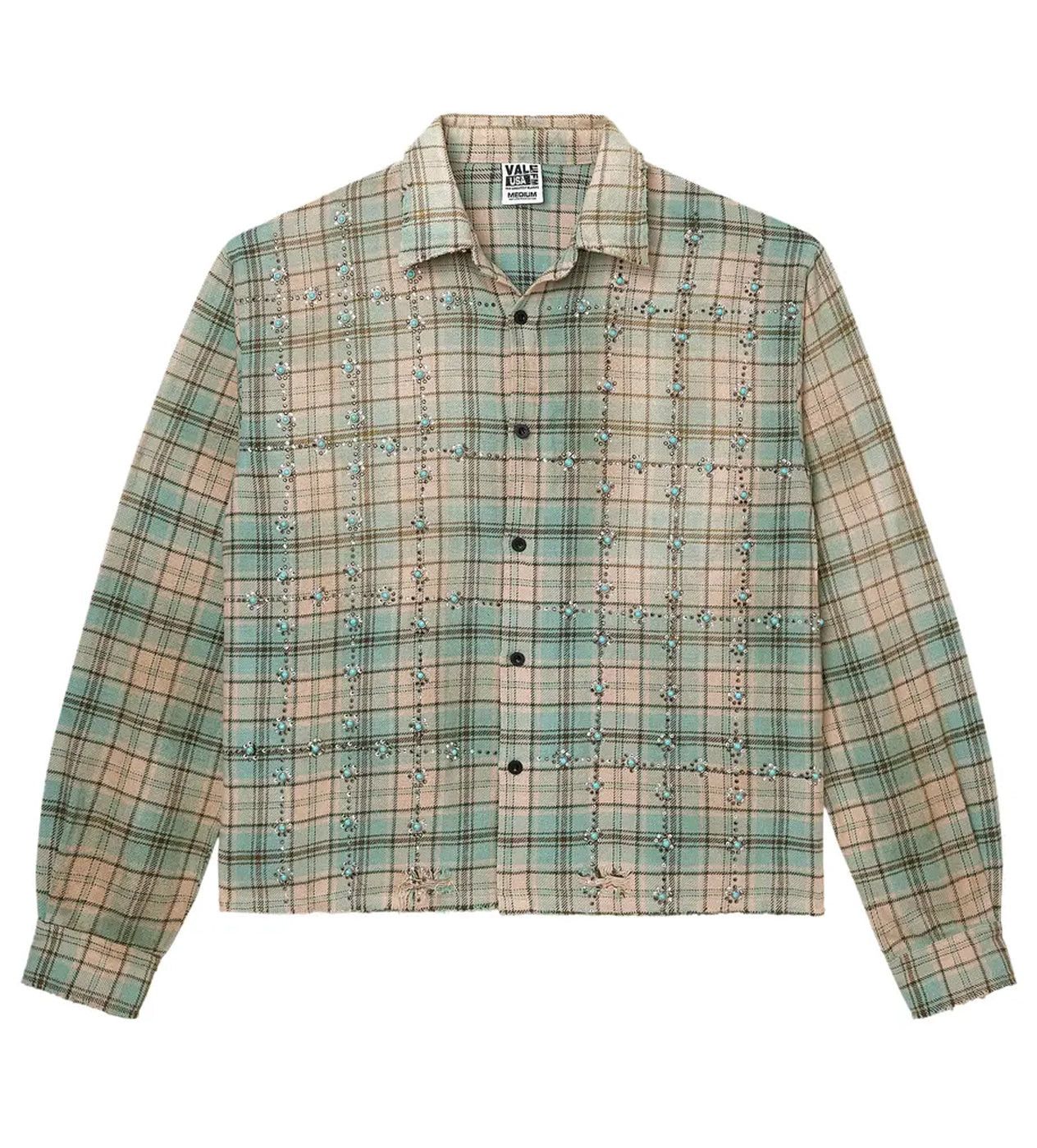 Vale Forever Little Gems Flannel Green Size US M / EU 48-50 / 2 - 1 Thumbnail