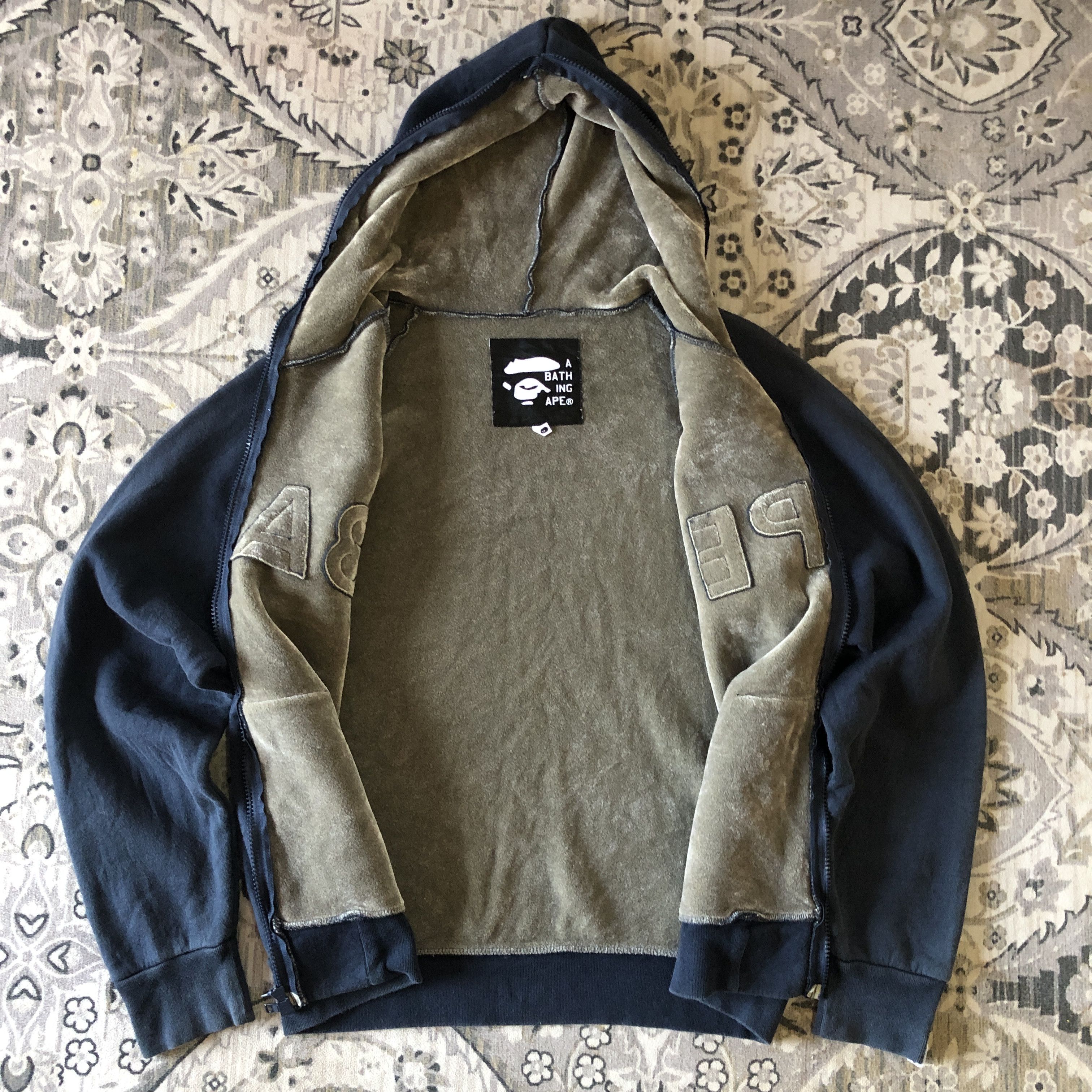 Bape OG BAPE CAR-LUX FULL ZIP HOODED THERMO SWEAT JACKET Size US S / EU 44-46 / 1 - 3 Thumbnail