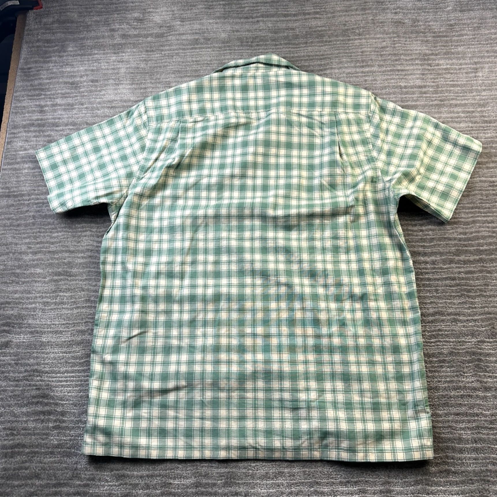 Polo Ralph Lauren Polo Ralph Lauren Shirt Mens Medium Green Plaid Button-Up Open Camp Pony Workshirt Size US M / EU 48-50 / 2 - 2 Thumbnail