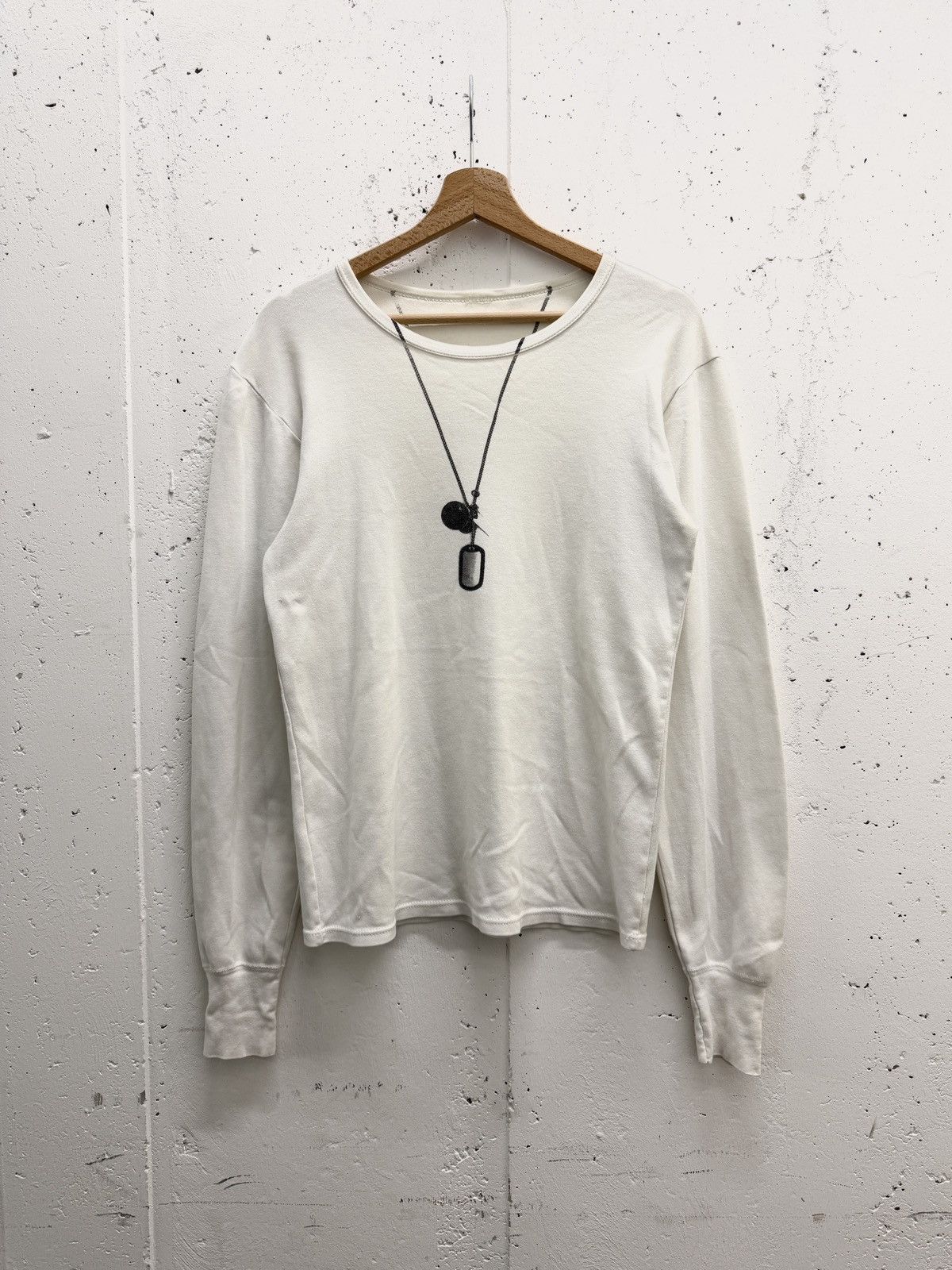 Maison Margiela Maison Margiela Artisanal Trompe L’oeil Necklace Longsleeve Size US M / EU 48-50 / 2 - 1 Thumbnail