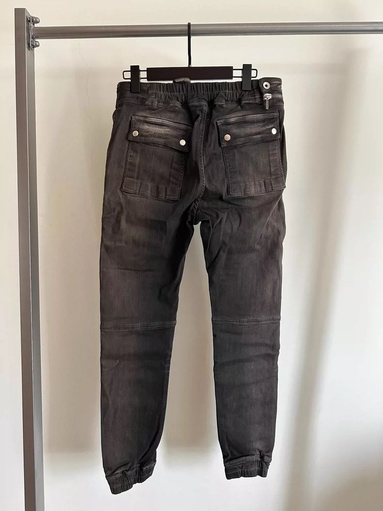 Rick Owens Rick Owens size m Zipper Feet Wash Grey Slash Twill Zipper Size US 28 / EU 44 - 4 Thumbnail