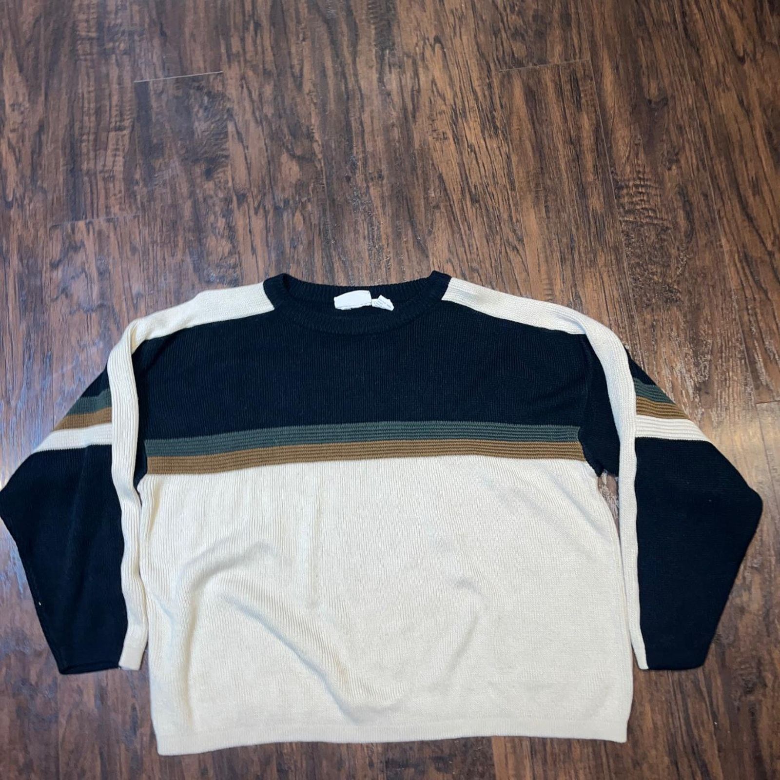 Bullhead Denim Co. Vintage Bullhead Striped Sweater Size US XL / EU 56 / 4 - 1 Thumbnail