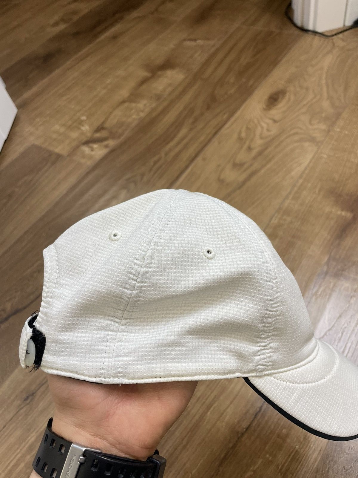 Nike × Vintage Vintage Nike 90’s Y2K Style Central Centre Swoosh Cap Hat Size ONE SIZE - 6 Thumbnail