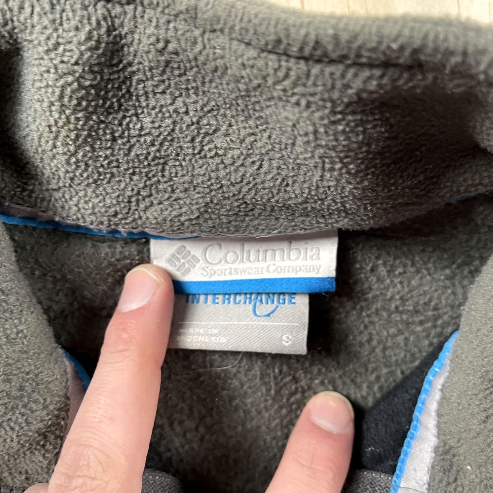 Vintage Columbia Interchange Jacket Mens Small Gray Fleece Liner Full Zip Pockets Warm Size US S / EU 44-46 / 1 - 2 Thumbnail