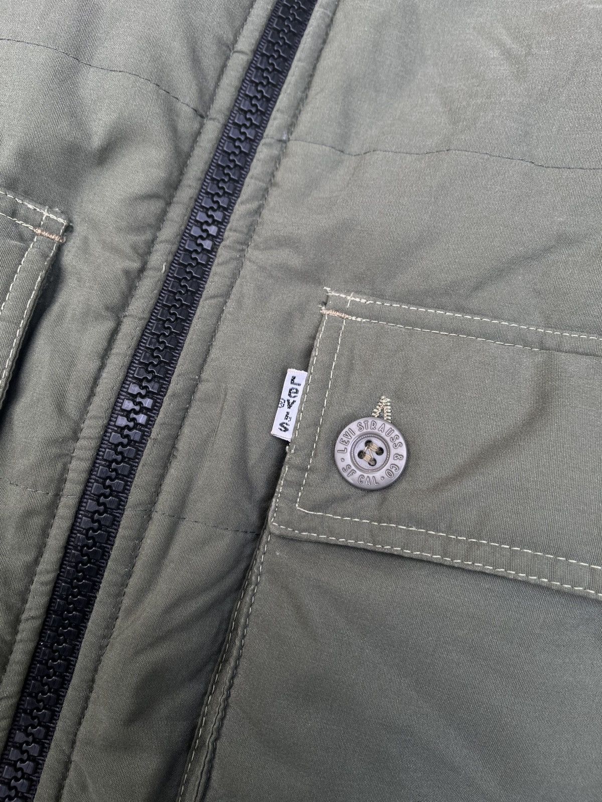 Levi's Vintage Clothing Vintage 80s Levis Double Big Pocket Padded Jacket Size US M / EU 48-50 / 2 - 7 Thumbnail