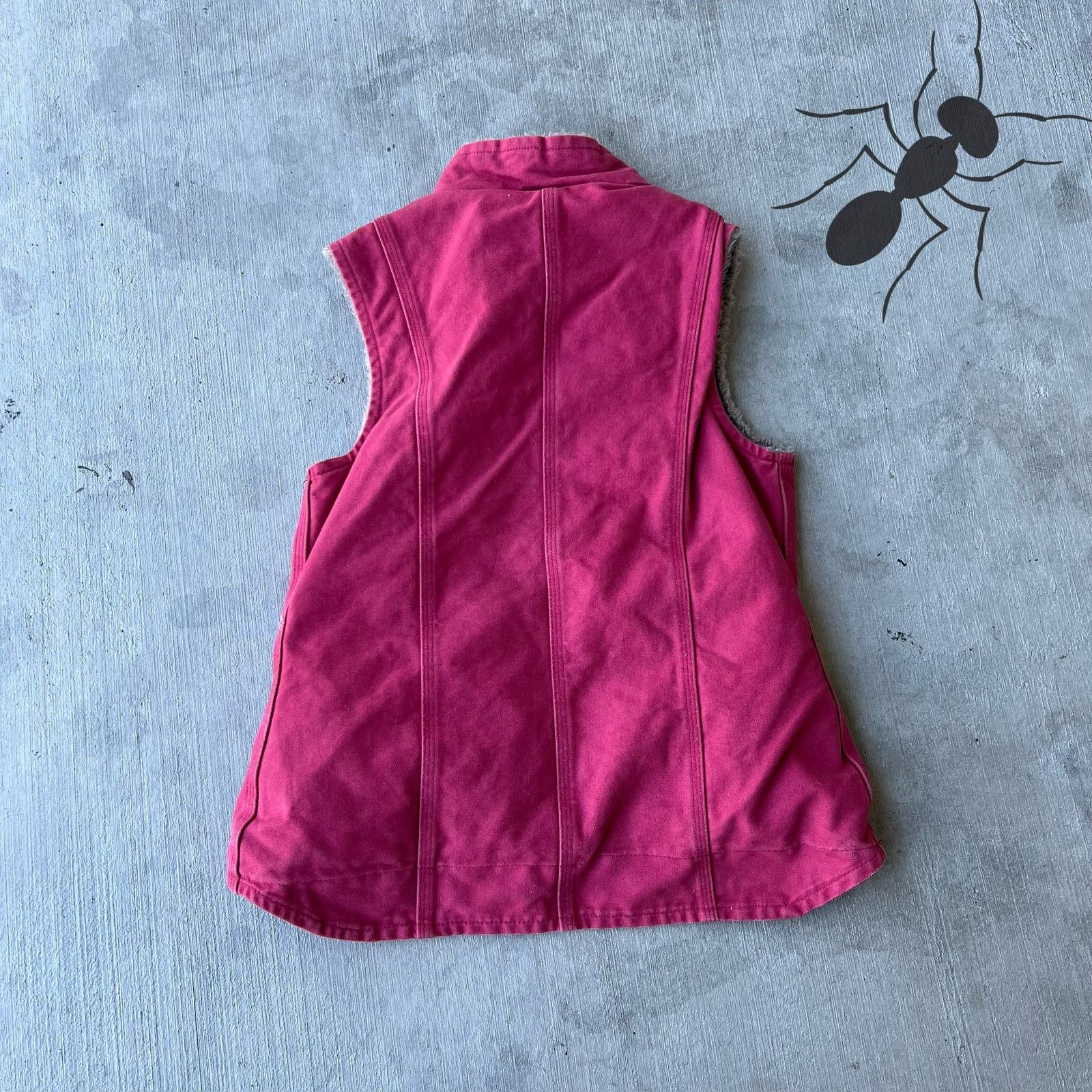 Carhartt × Vintage Carhartt WOMENS V001 pink work wear vest Size US XS / EU 42 / 0 - 5 Thumbnail