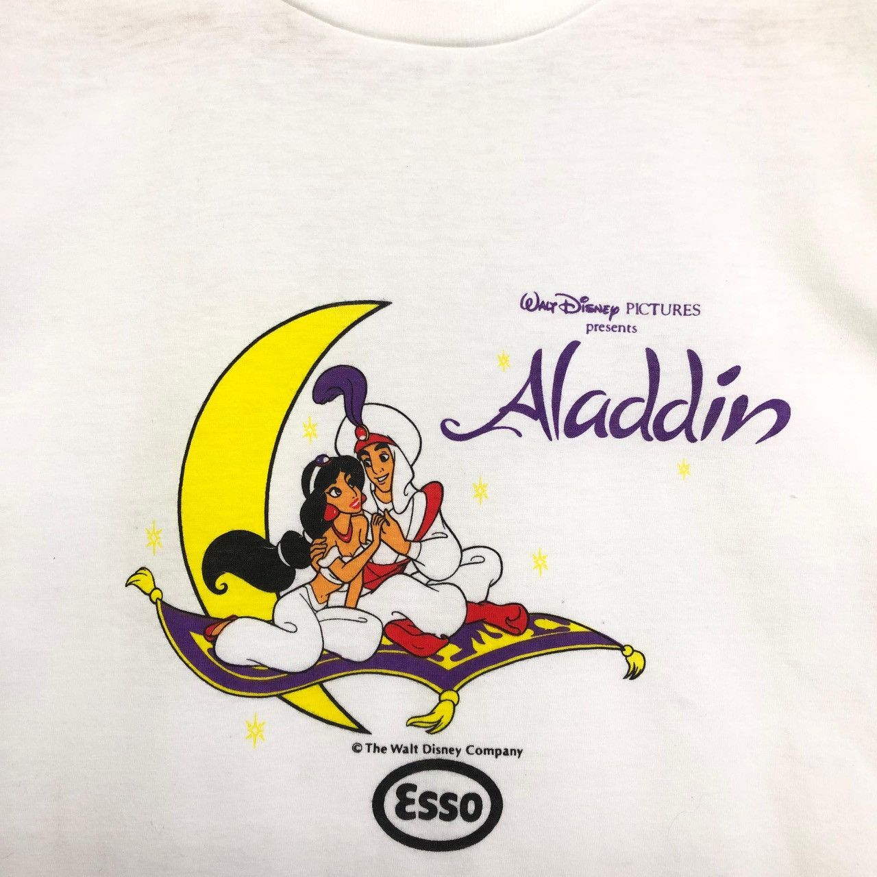 Cartoon Network × Disney × Vintage *Vintage DISNEY ALADDIN big logo printed movie tee Size US M / EU 48-50 / 2 - 2 Thumbnail